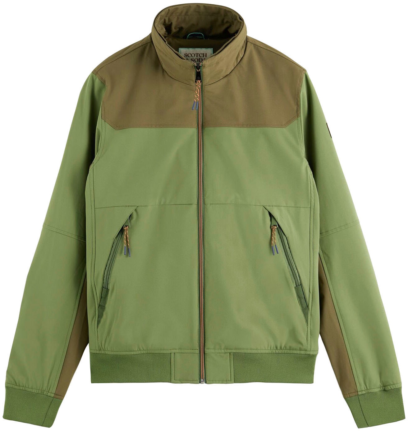 Scotch & Soda Outdoorjacke »Hooded colourblock jacket«, mit Kapuze, im modischem colorblocking