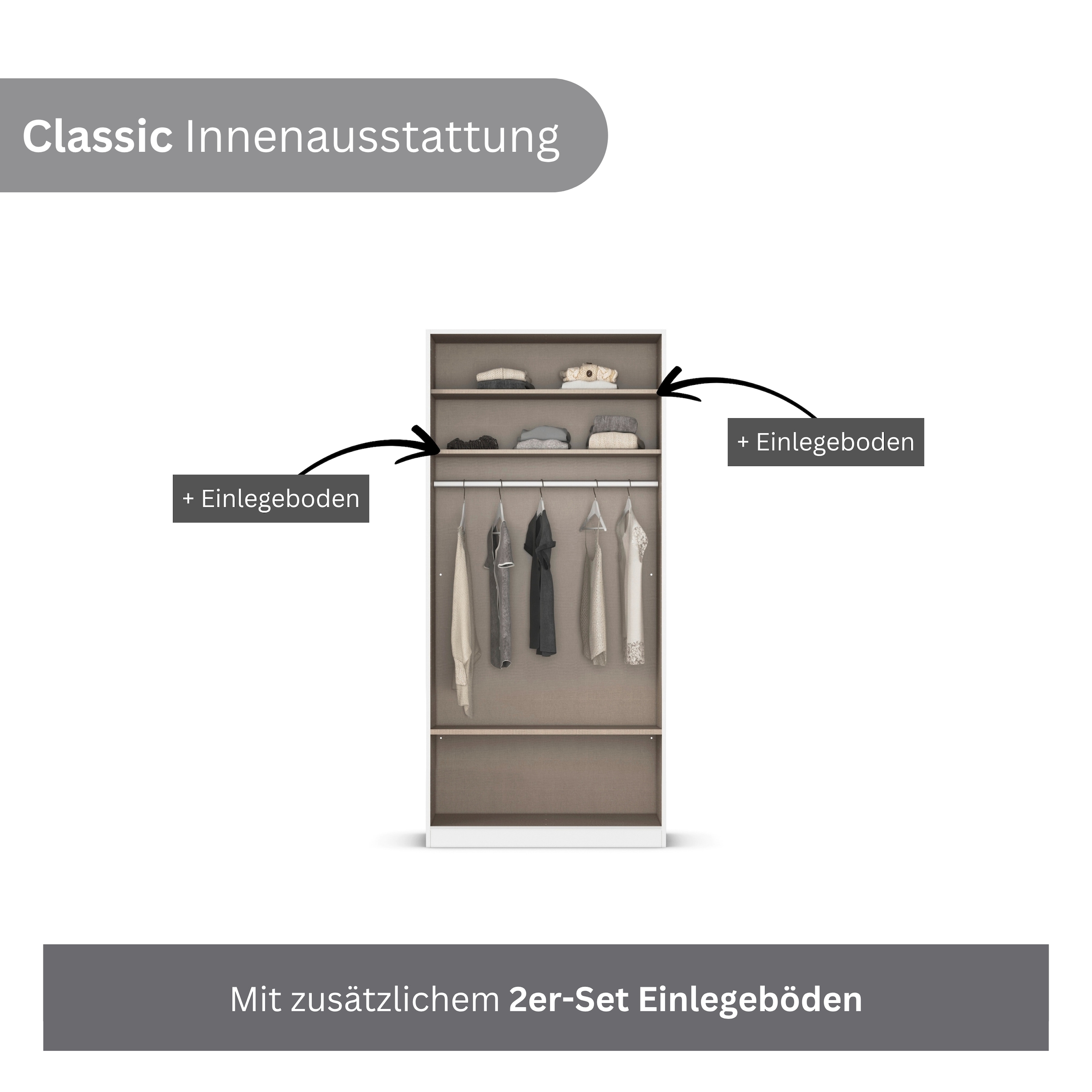 rauch Jugendzimmer-Set »Marlene«, (Set, 4 tlg., in 3 verschiedenen Ausstattungen BASIC/CLASSIC/PREMIUM), erhältlich in verschiedenen Bett- und Schrank-Breiten MADE IN GERMANY