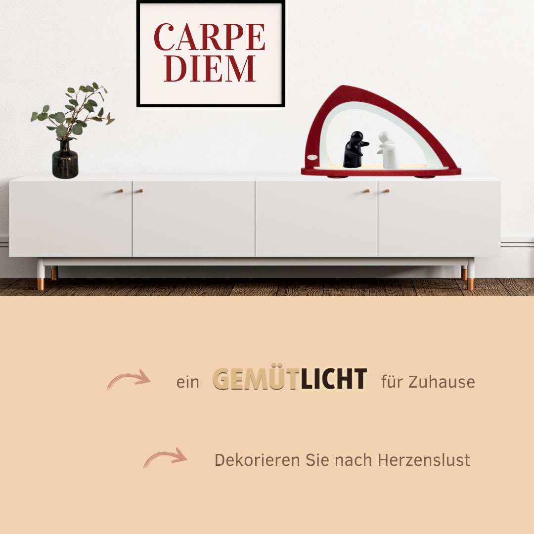 Weigla LED Schwibbogen »Weihnachtsdeko, Made in Germany« 1 Stk. Leerbogen zum Selbstbestücken, asymmetrisch