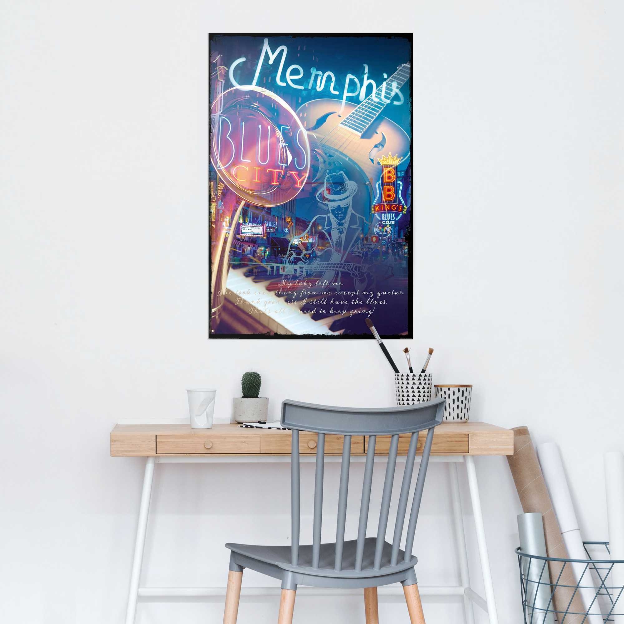 Reinders! Poster »Memphis Blues City«
