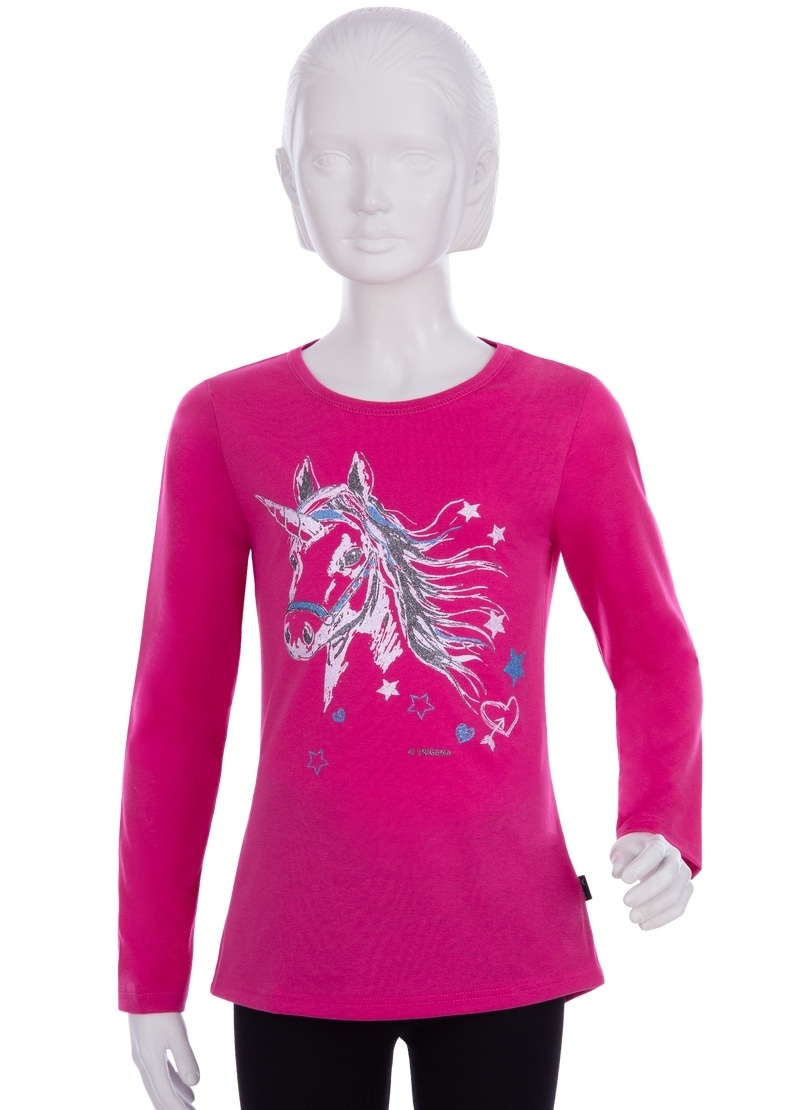 Trigema Longsleeve »TRIGEMA Langarmshirt mit großem Glitzermotiv«