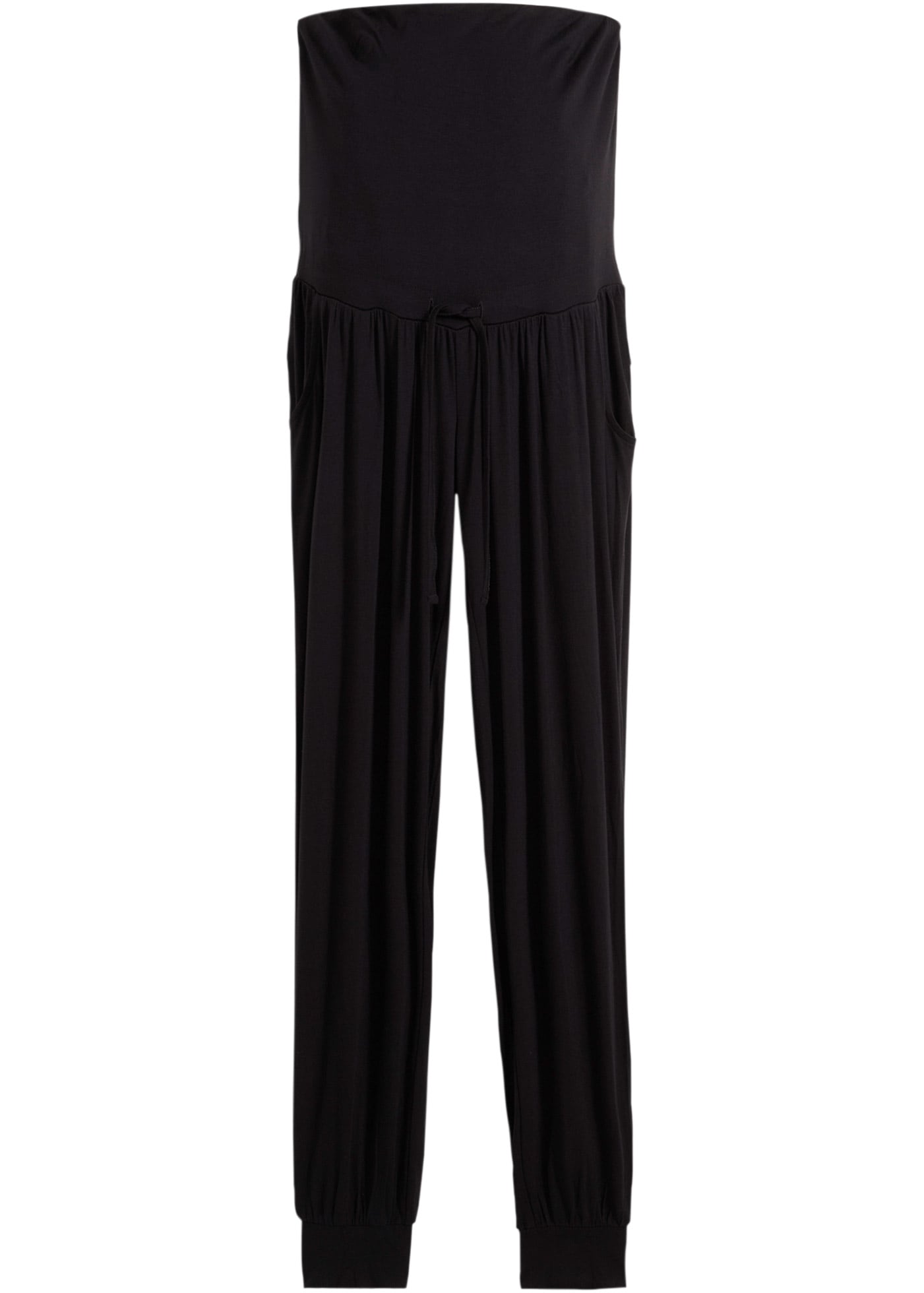 bonprix Umstandshose  aus Viskose, mit breitem Umschlagbund, elastischer Saum