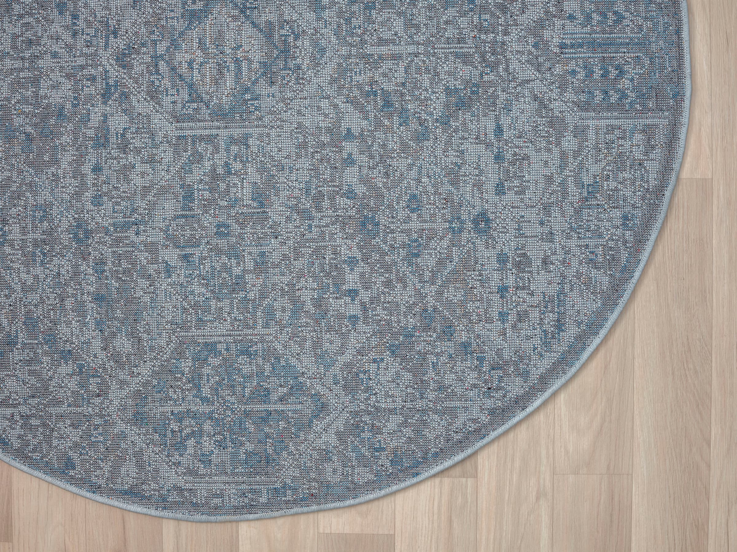 Myflair Möbel & Accessoires Teppich »My Heriz 2«, rund, 8 mm Höhe, Kurzflor, klassisches Orient Design, besonders weich durch Microfaser