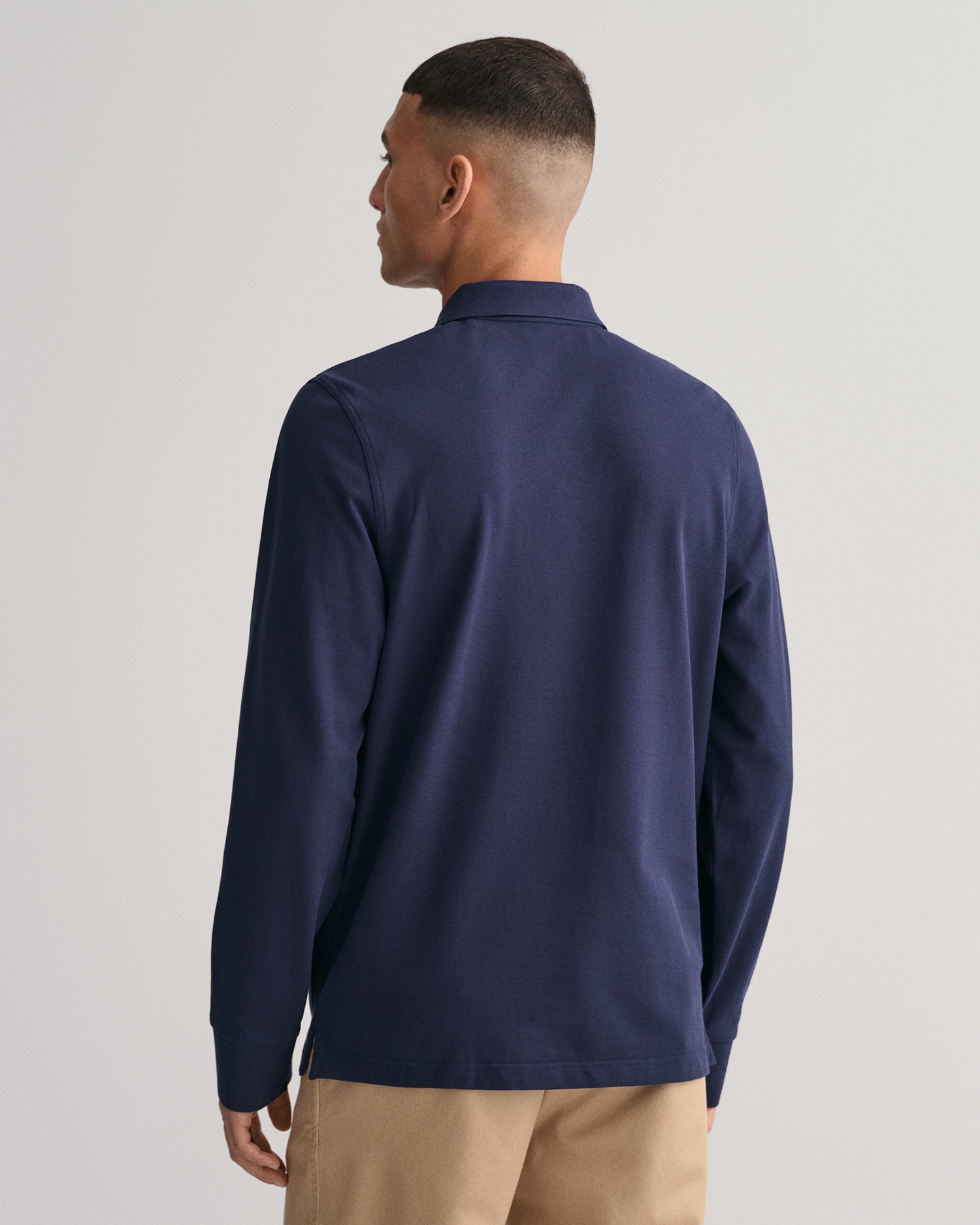 Gant Poloshirt »REG SHIELD LS PIQUE RUGGER«, mit Logotickerei auf der Brust