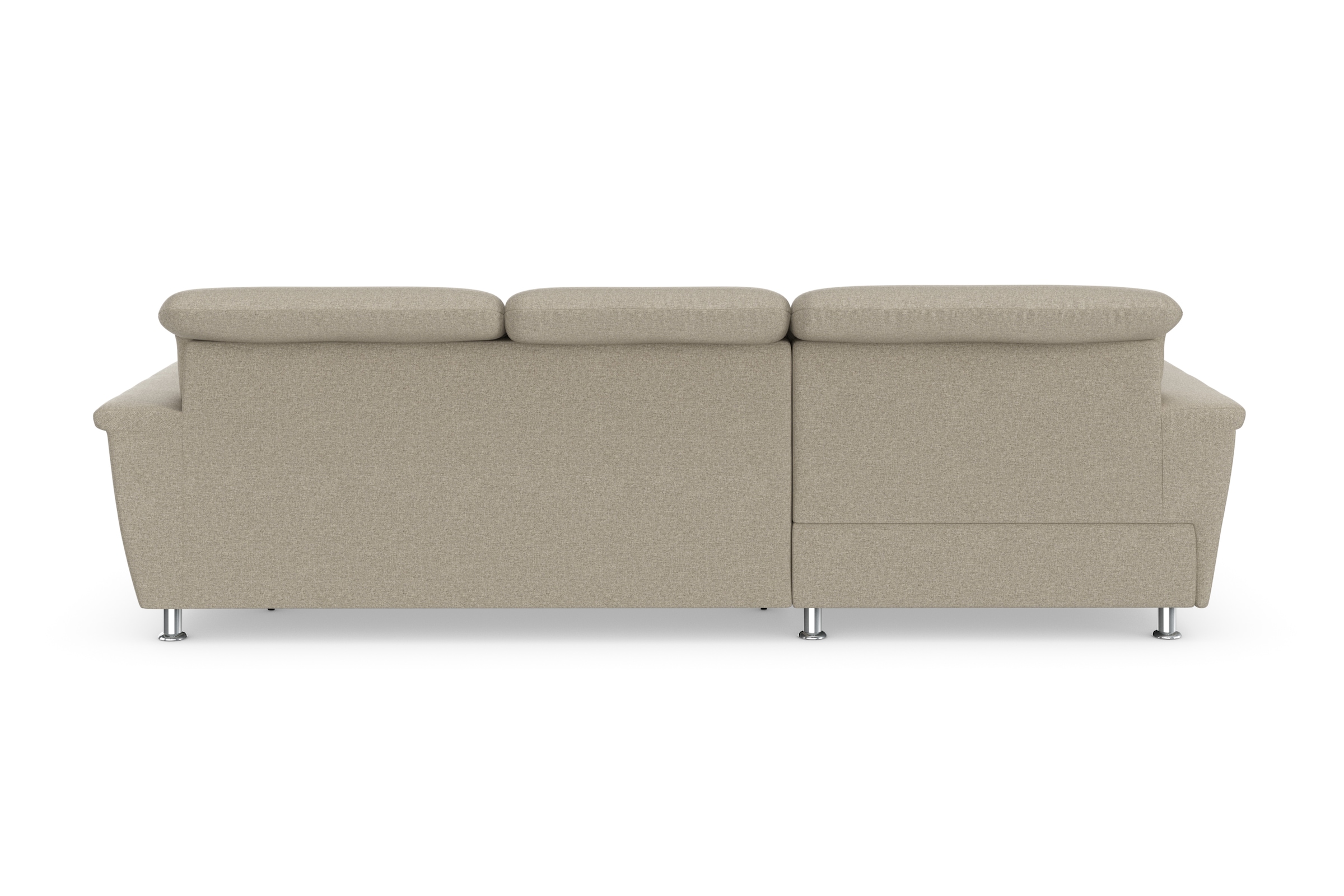 DOMO collection Ecksofa Franzi, wahlweise mit Bettfunktion, Bettkasten und Kopfteilverstellung