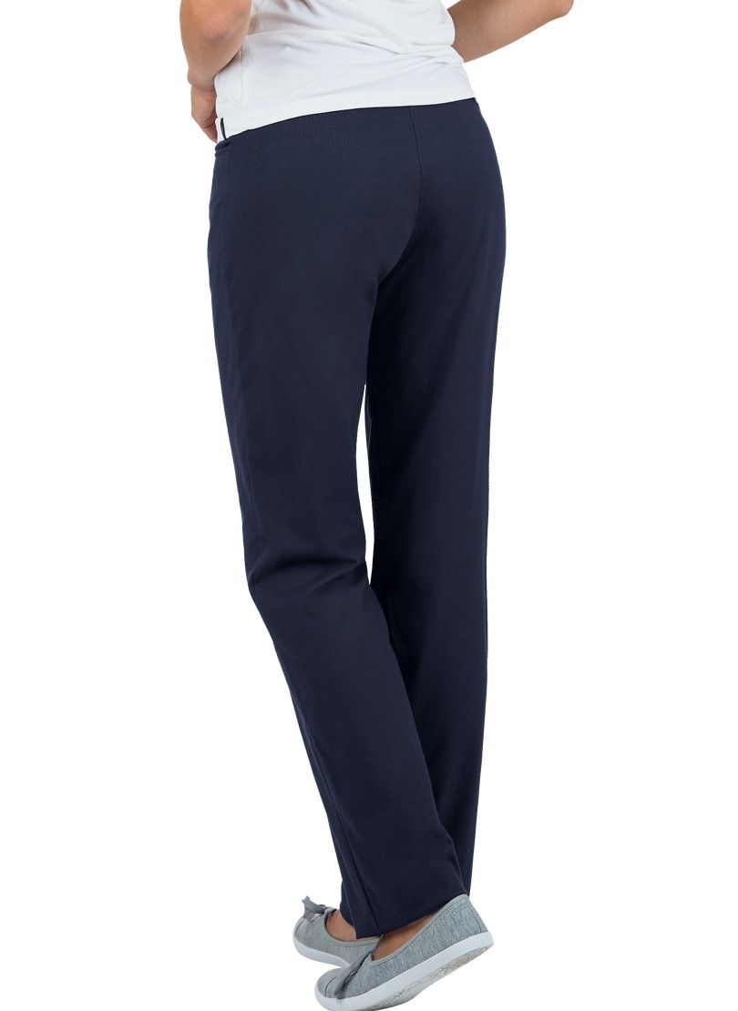 Trigema Jerseyhose »TRIGEMA Hüfthose DELUXE Baumwolle«, (1 tlg.)