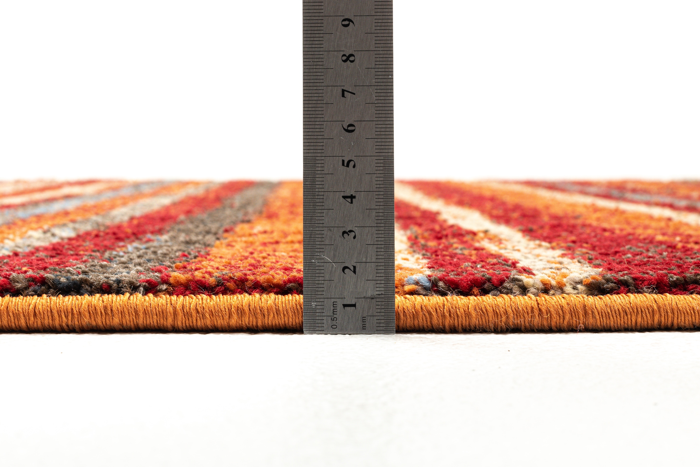 Gino Falcone Teppich »Felicia 26559« rechteckig 12 mm Höhe Kurzflor, modernes Ethno-Design, weicher Flor