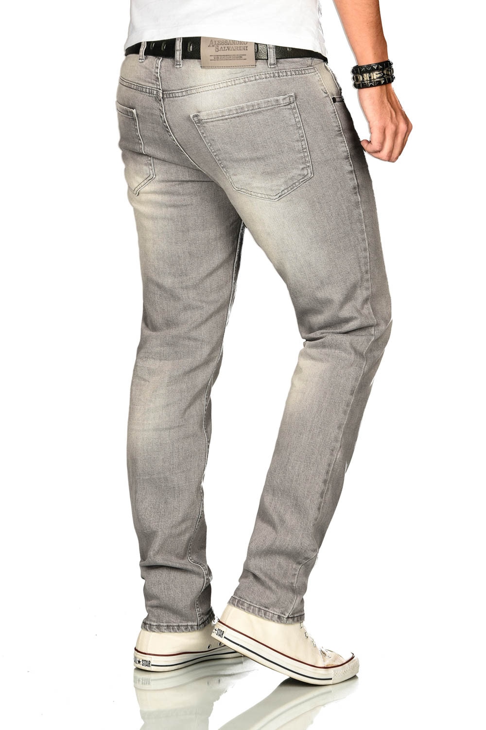 Alessandro Salvarini Stretch-Jeans »A. Salvarini Herren Jeans Blau Multi AS170-AS174«