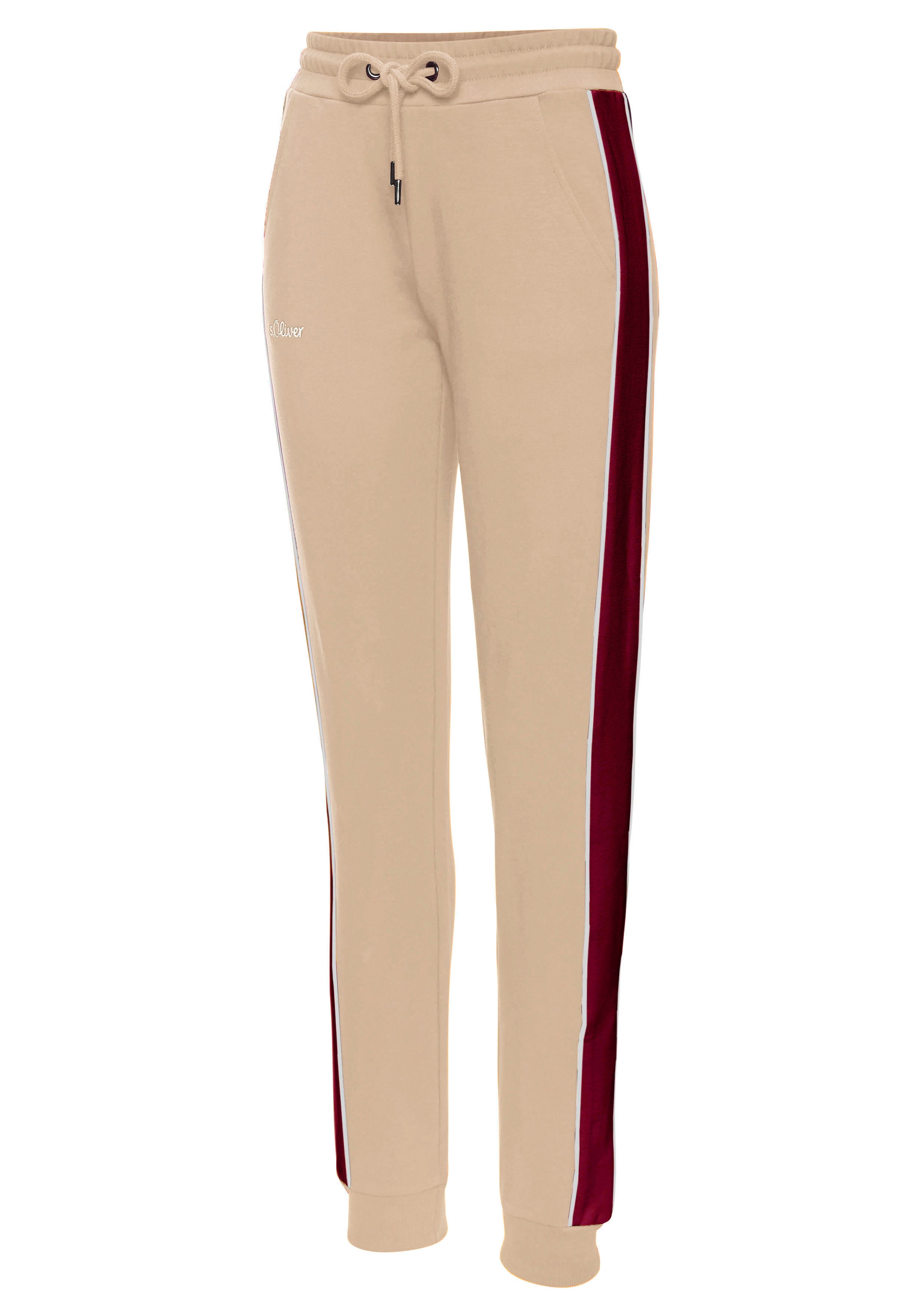s.Oliver Sweathose  mit Seitenstreifen und Pipings, Loungewear