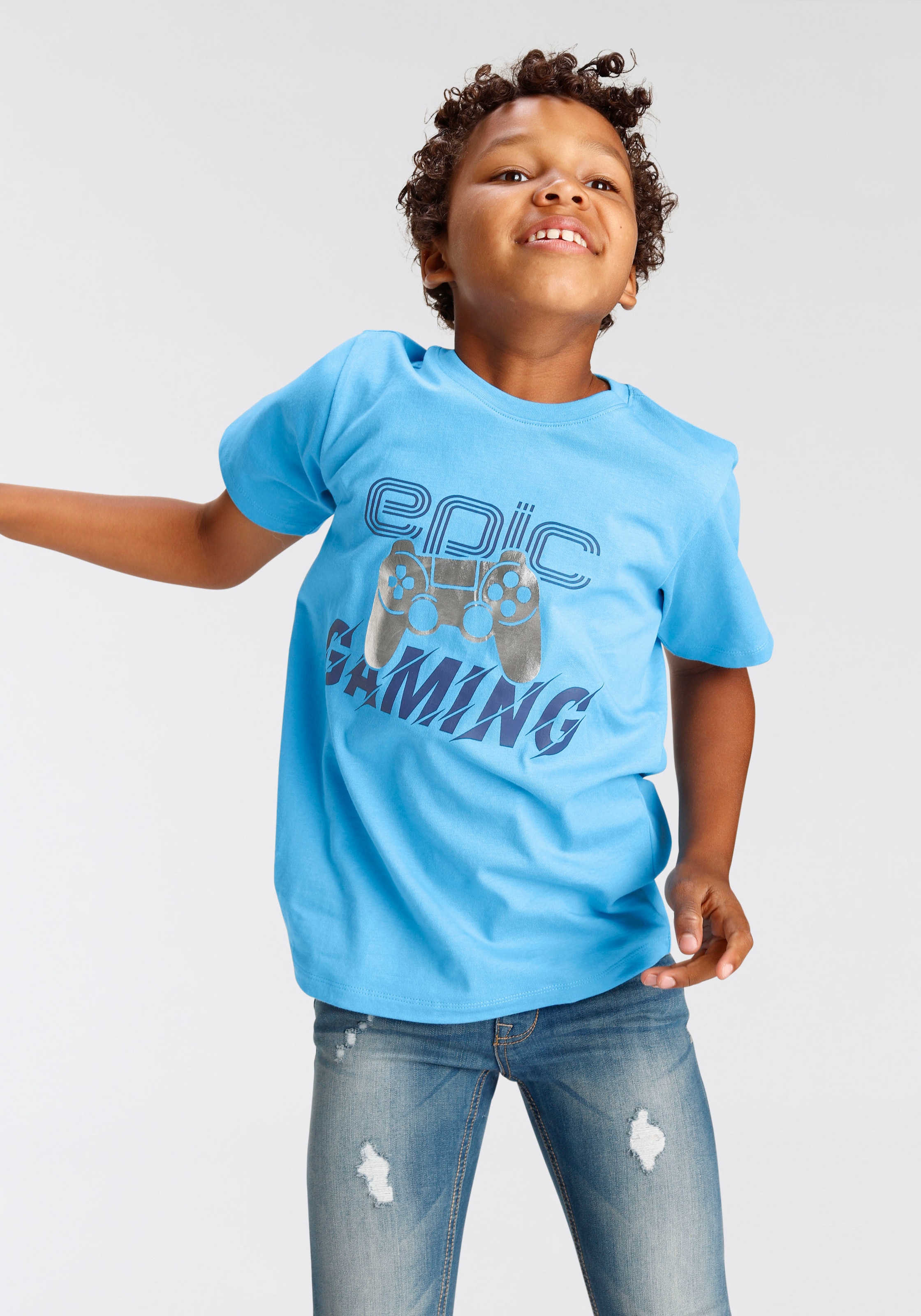 KIDSWORLD T-Shirt »EPIC GAMING«, Folienprint bei