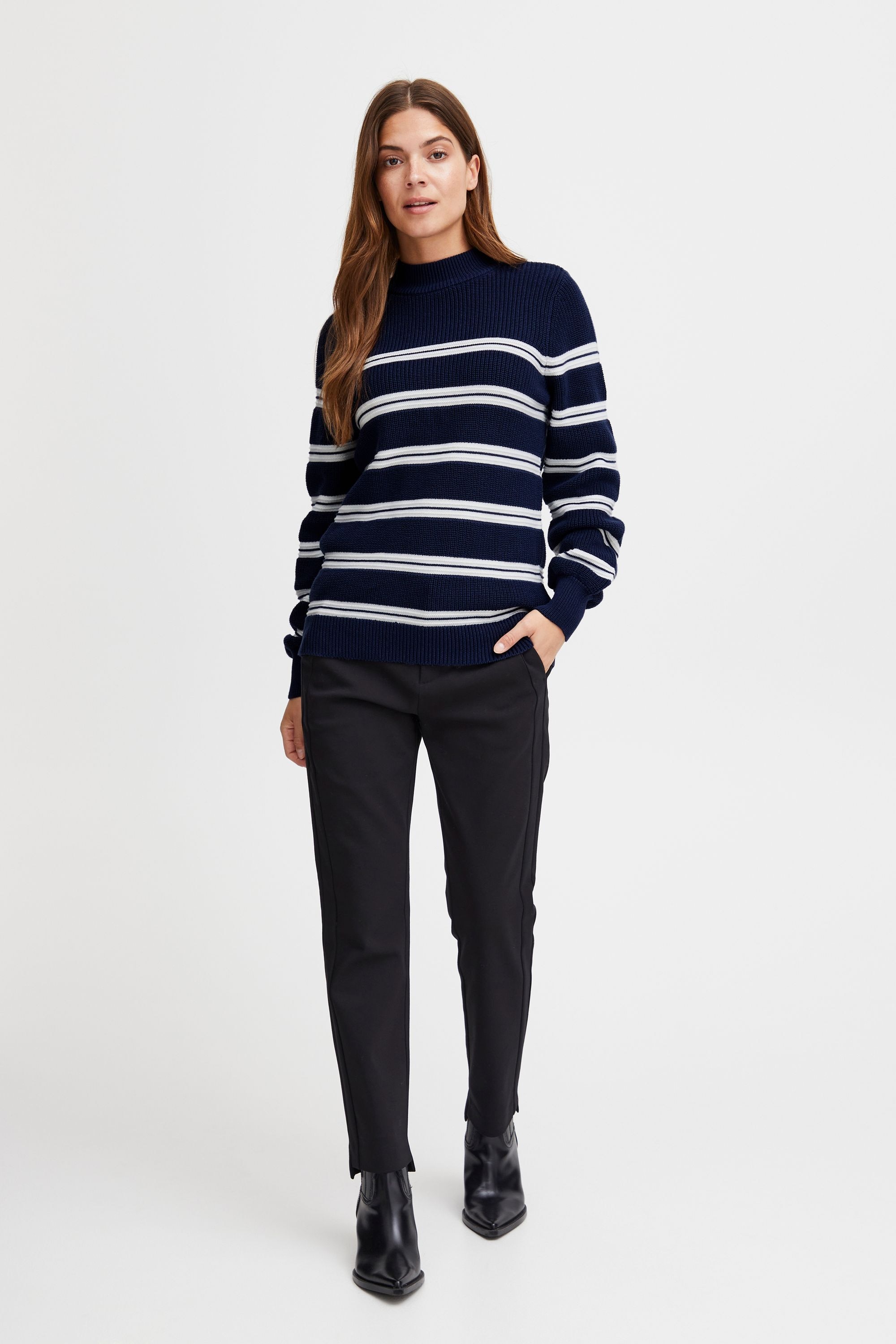 fransa Strickfleece-Pullover »Strickpullover FRFilipa«