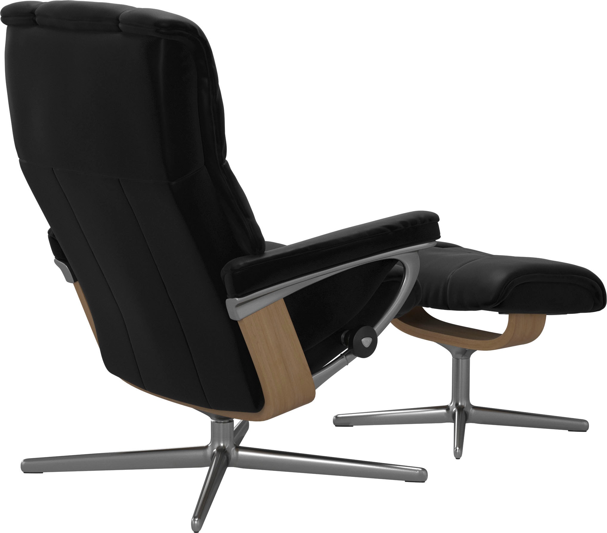 Stressless® Fußhocker »Mayfair« mit Cross Base, Größe S, M & L, Holzakzent Eiche