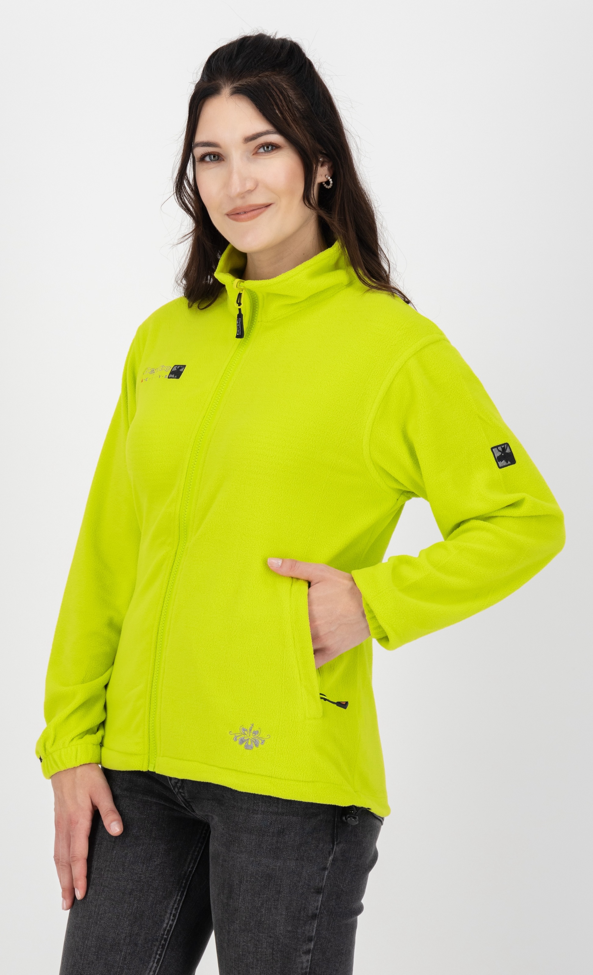 DEPROC Active Fleecejacke »CELISTA NEON«, auch in Großen Größen erhältlich