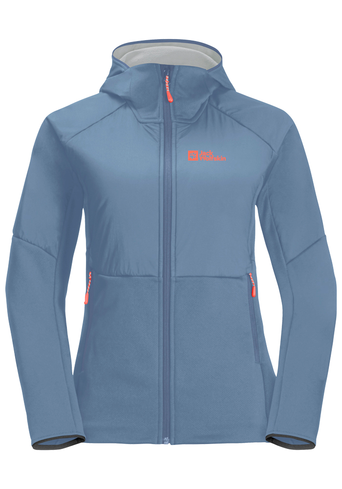 Jack Wolfskin Kapuzenfleecejacke »ALPGRAT PRO INS FZ W«, mit Kapuze