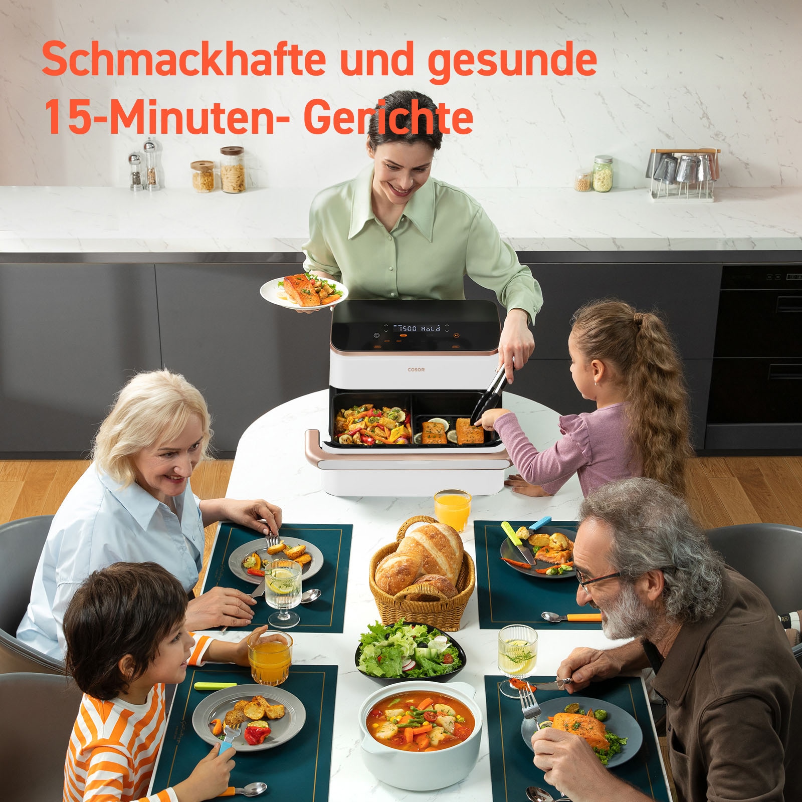 Cosori Heißluftfritteuse »CAF-TF101S-WEUR« 2800 W