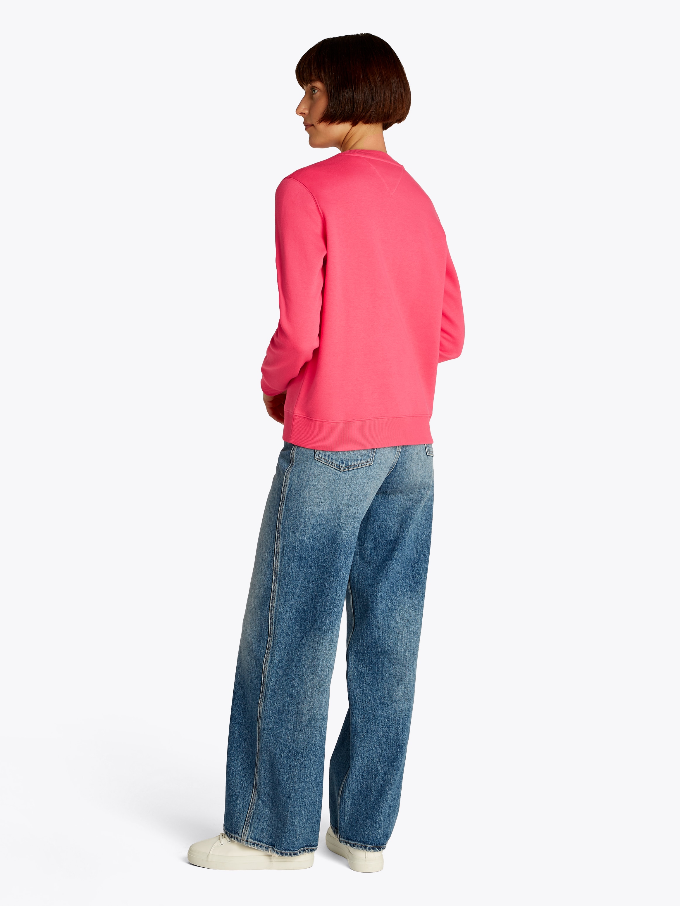 Tommy Jeans Sweatshirt »TJW REG S FLAG CREW«, mit Logostickerei