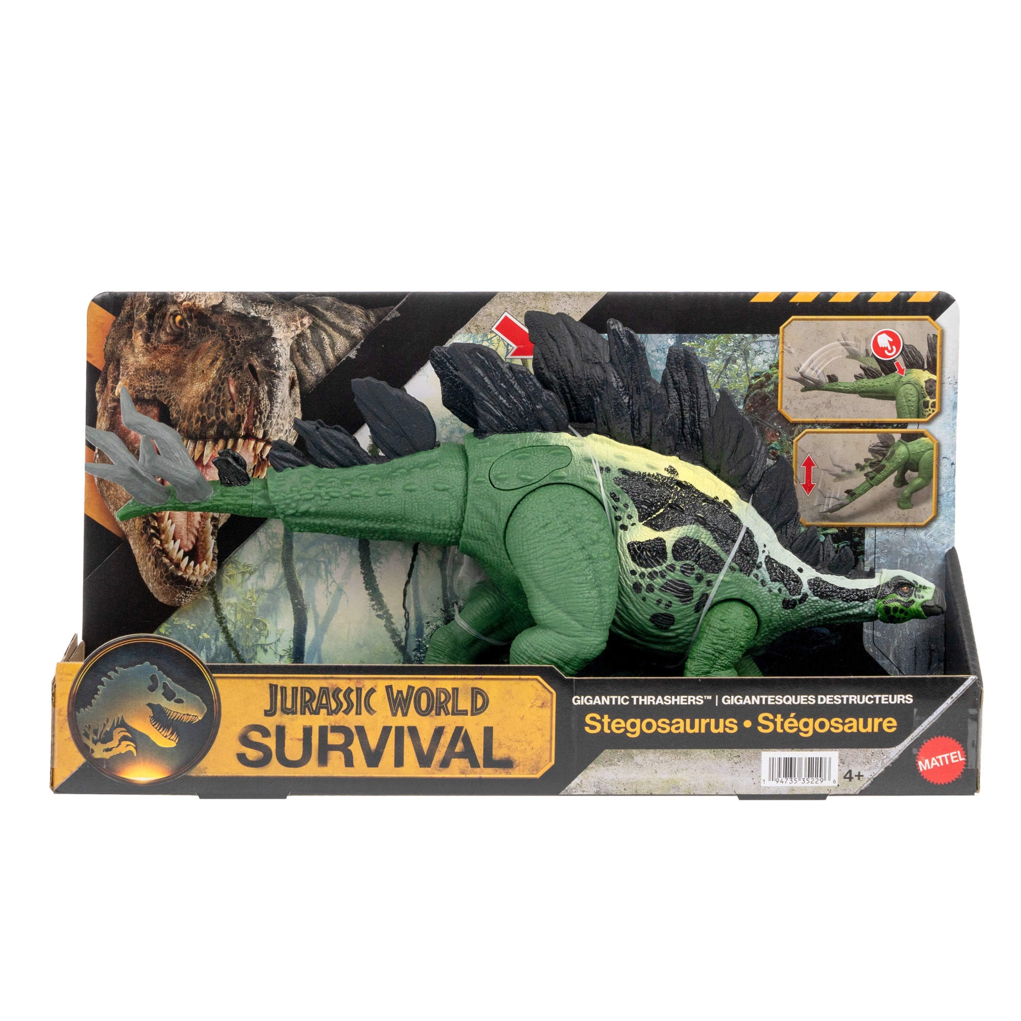 Mattel® Actionfigur »Jurassic World, Gigantic Thrashers - Stegosaurus«