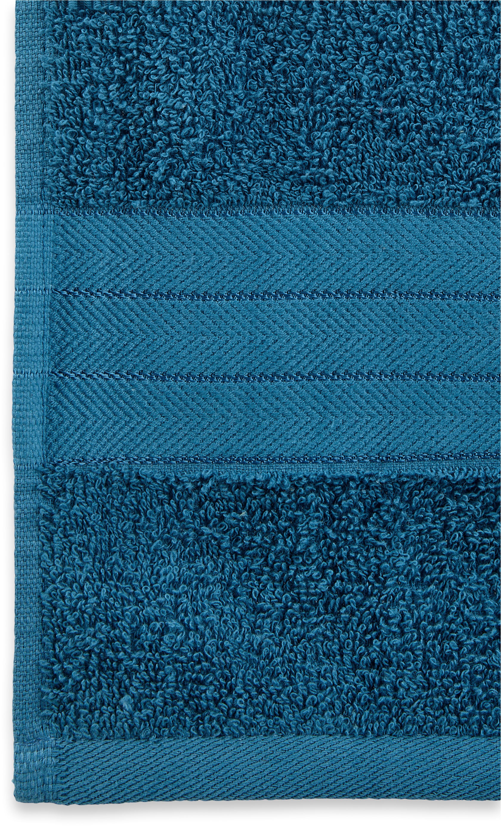 good morning Handtücher »Uni Good Morning«, (4 St., 4er Set Handtücher 50 x 100 cm), Baumwolle, Walkfrottee, Bordüre, 500 GSM, Einfarbig, ohne Aufhängung