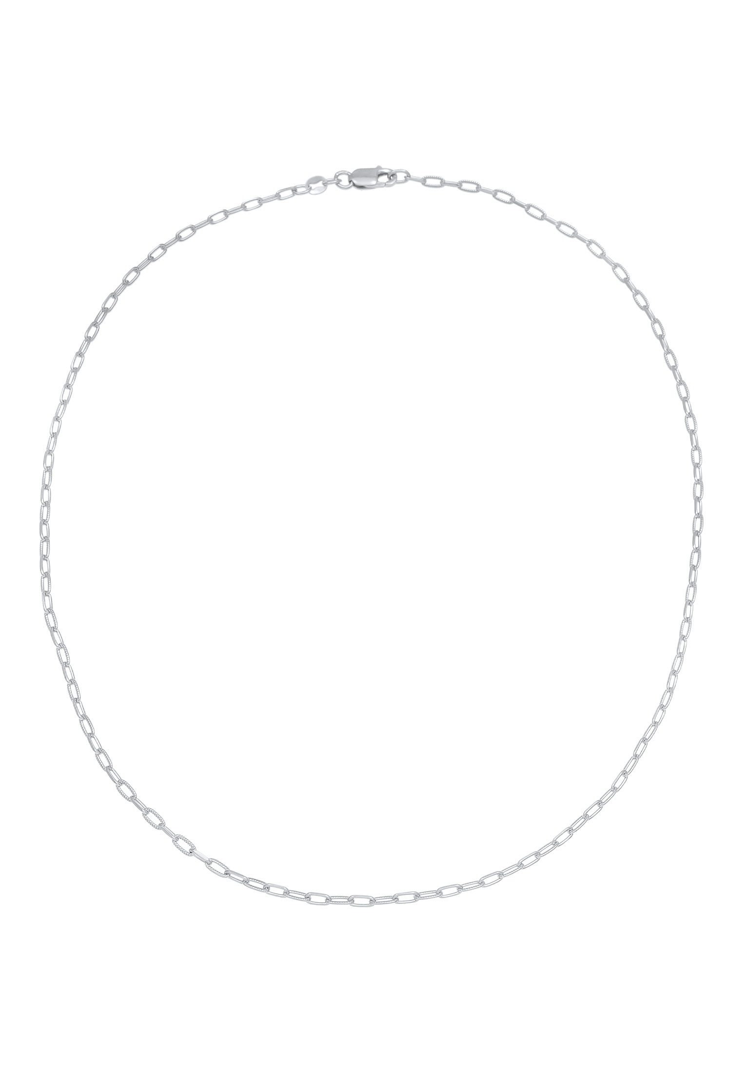 Elli Kette ohne Anhänger »Halskette Gliederkette Oval Chain Basic Trend 925 Silber«