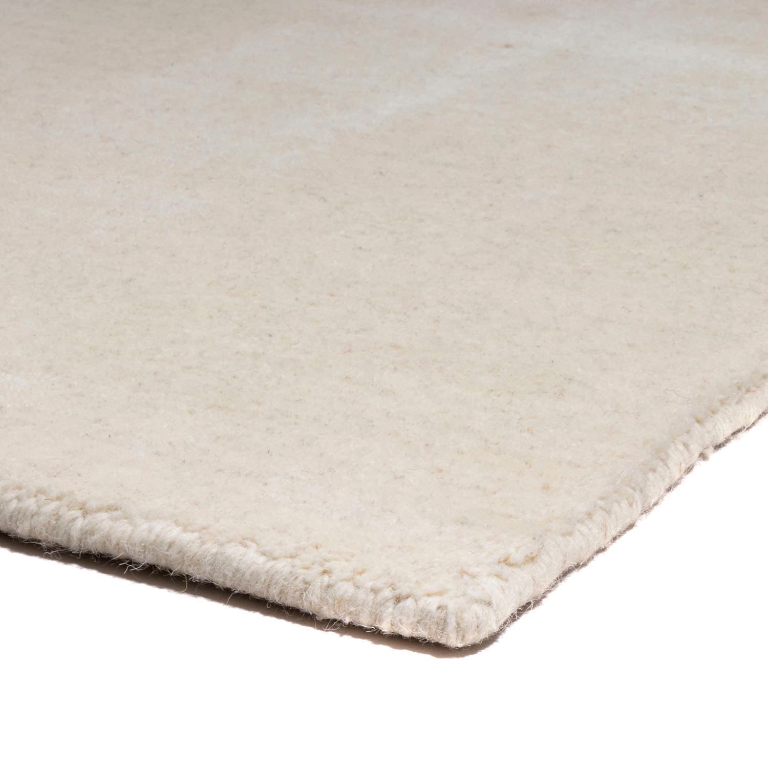 morgenland Wollteppich »Uni - Gabbeh Teppich - Softy«, rechteckig, 1,6 mm Höhe, Gabbeh Optik, Uni Farben, reine Wolle, sehr weicher Flor, Wohnzimmer