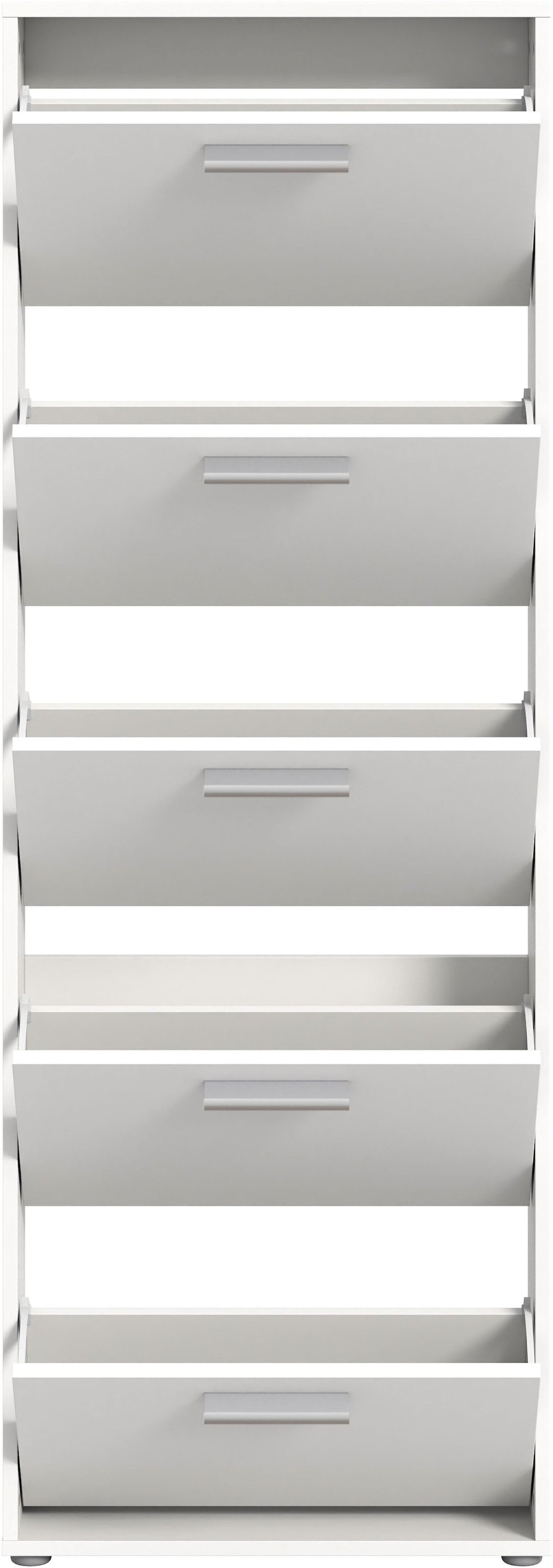 HBZ Schuhkommode »Sam Schuhkipper, Schuhschrank BxHxT 59x169x17 cm«, (1 St.), mit 5 Klappen