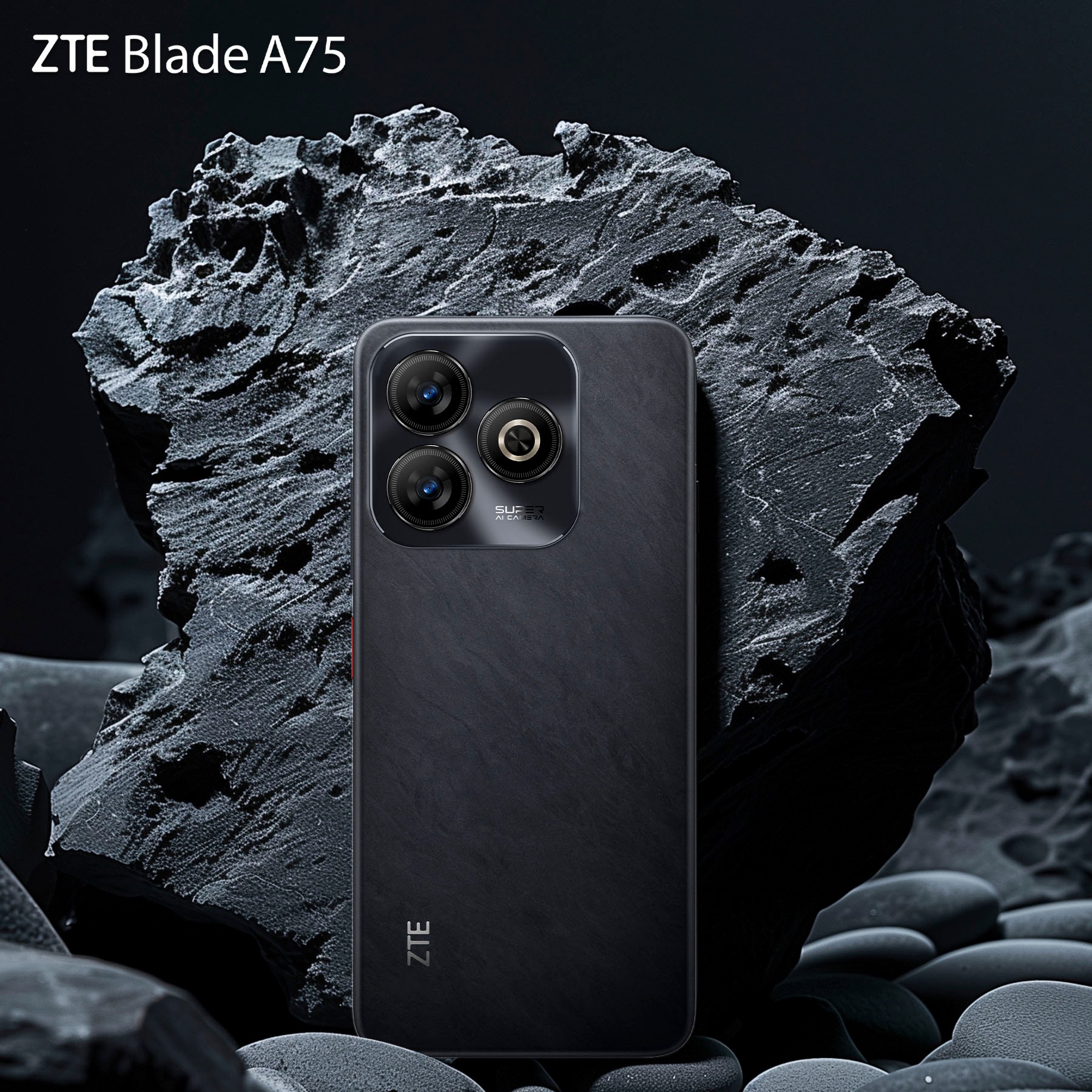 ZTE Smartphone »Blade A75«, schwarz, 16,76 cm/6,6 Zoll, 50 MP Kamera