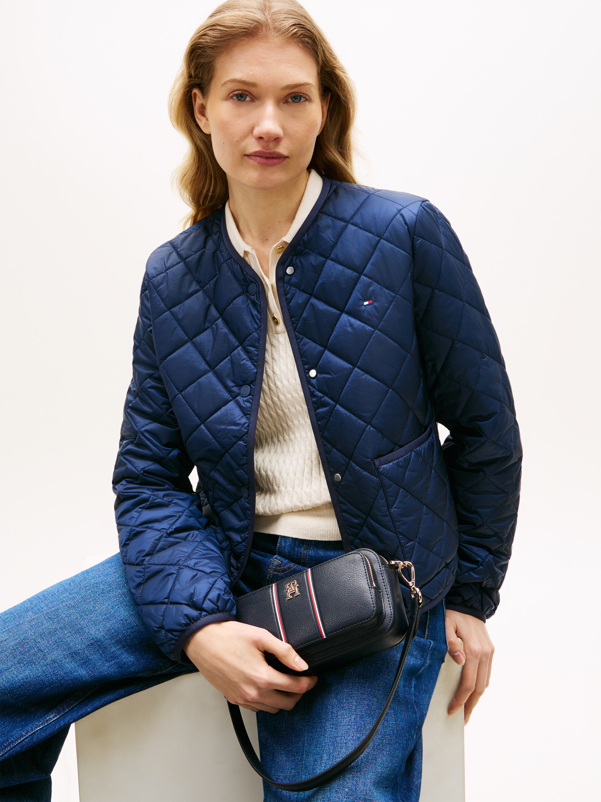 Tommy Hilfiger Mini Bag »TH DAILY CAMERA BAG CORP« Damen Umhängetasche, Tragetasche mit TH-Schmucklogo