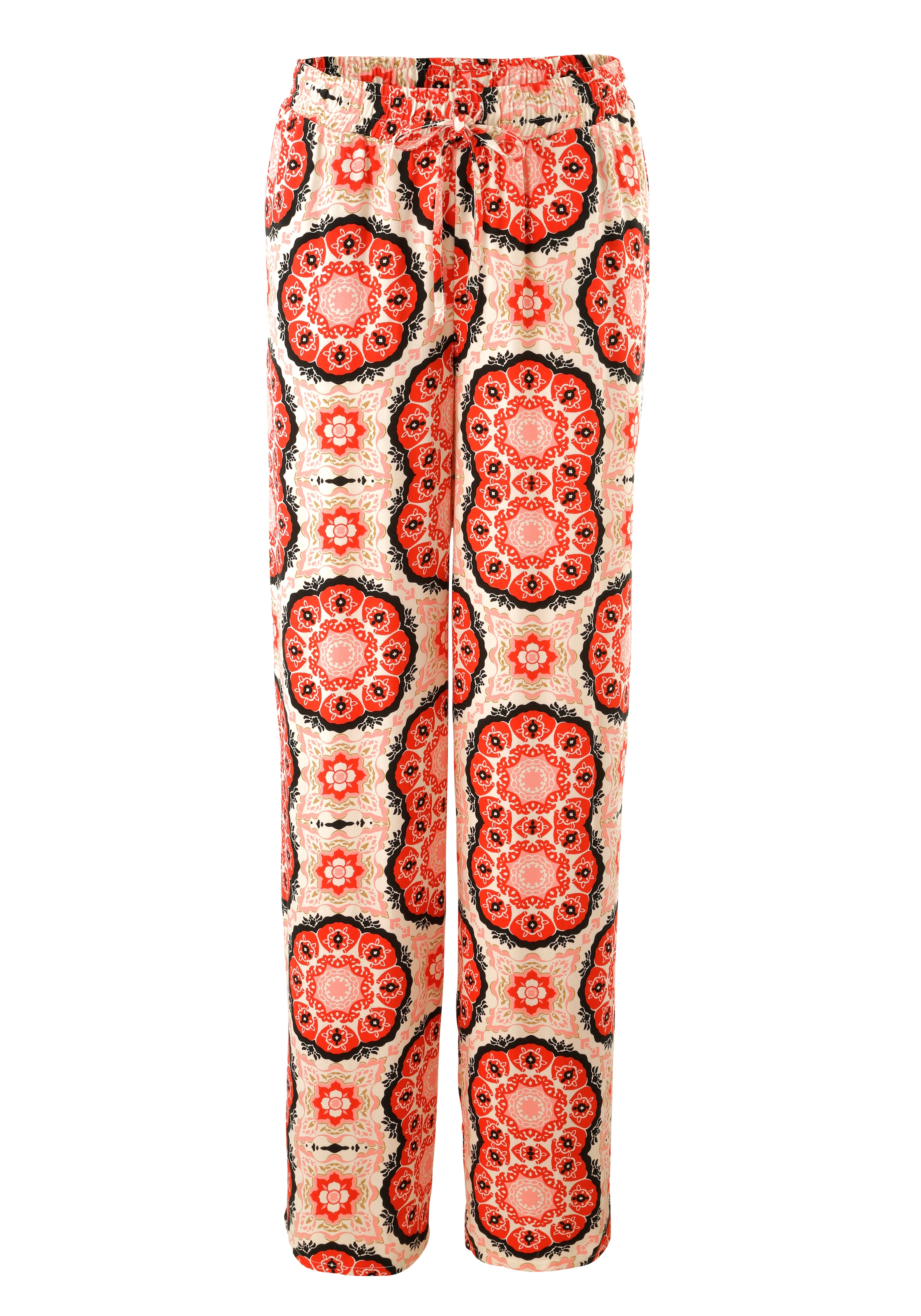 Aniston CASUAL Schlupfhose  mit fantasievollem Mandela-Druck - NEUE KOLLEKTION