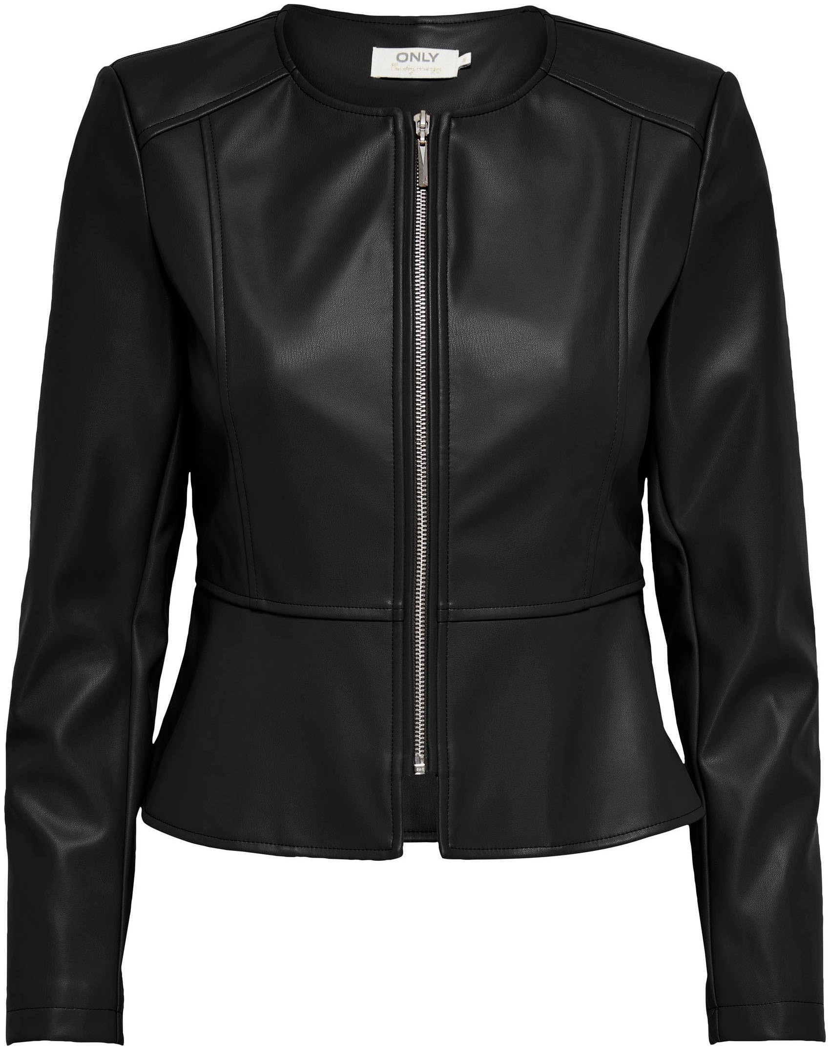 ONLY Lederimitatjacke »ONLSARAMY FAUX LEATHER JACKET CC OTW«