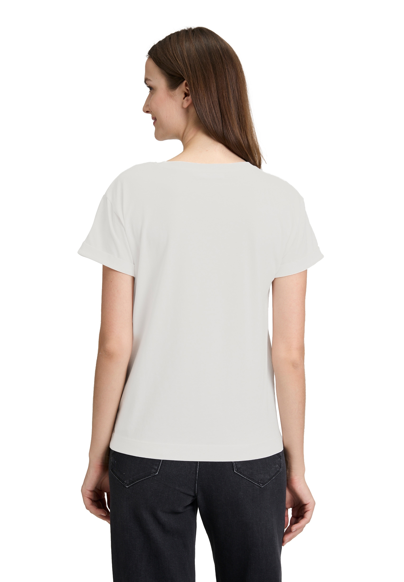 Betty&Co Langarmshirt »Casual-Shirt mit Stickerei«