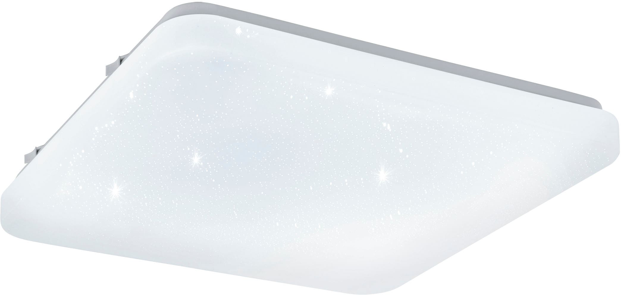 EGLO LED Deckenleuchte »FRANIA-S«, LED-Board, Warmweiß, weiß / L28 x H7 x B28 cm / inkl. 1 x LED-Platine (je 10W, 1100lm, 3000K) / Deckenlampe - Schlafzimmerlampe - Büroleuchte - Lampe - Schlafzimmer - Küche - Flur - Flurlampe - Küchenlampe