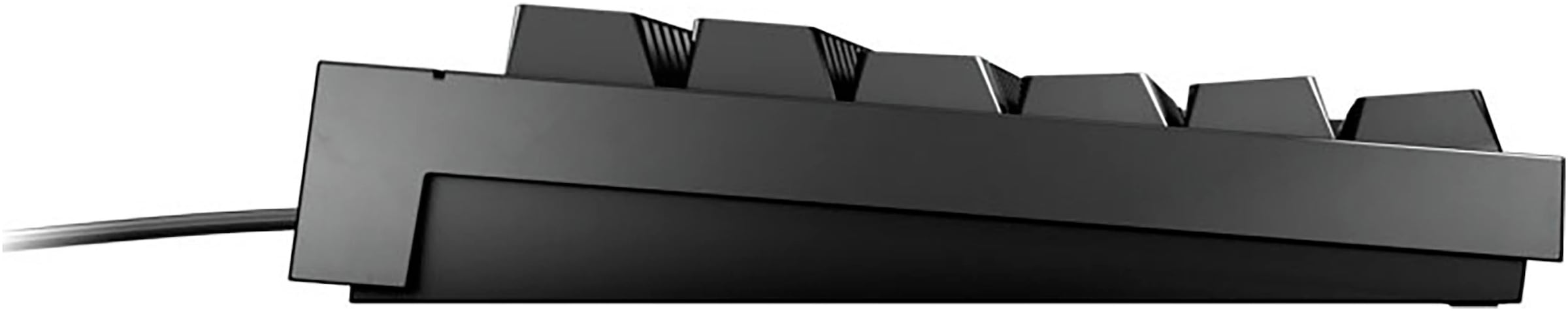 Cherry Gaming-Tastatur »MX 2.0S«, (Fn-Tasten-Gaming-Modus-Lautstärkeregler-Multimedia-Tasten-USB-Anschluss-Windows-Sperrtaste-Ziffernblock-Anpassbare Höhe)
