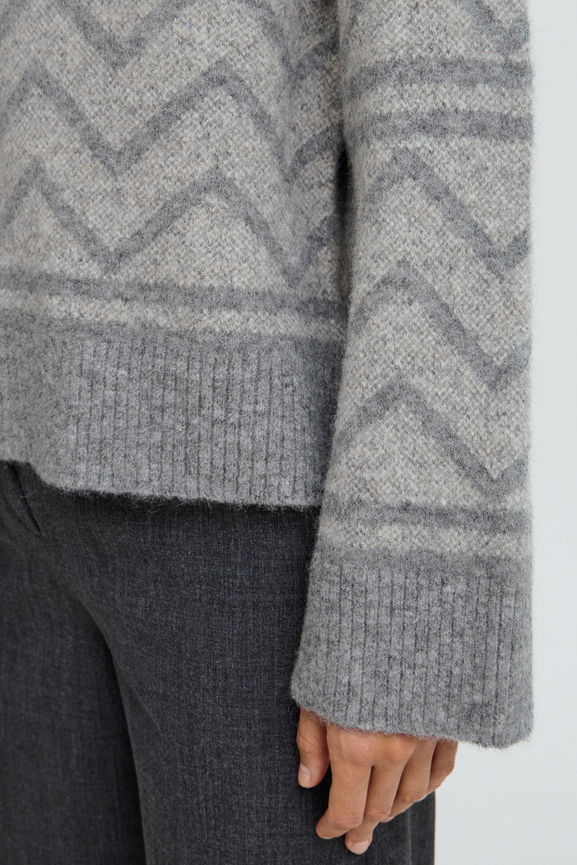 b.young Strickpullover »Strickpullover BYOmea«