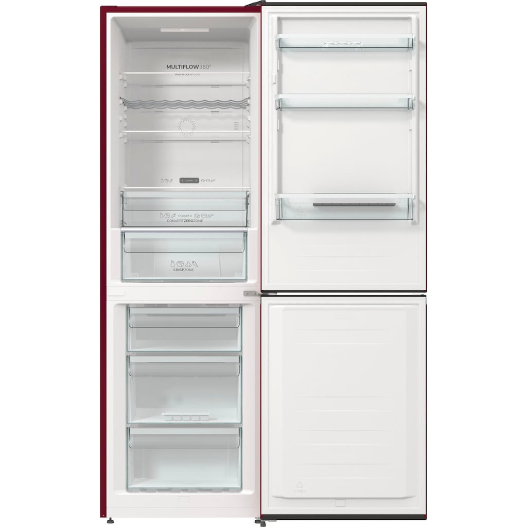 GORENJE Kühl-/Gefrierkombination »NK79C0D«, NK79C0DR, 185 cm hoch, 60 cm breit