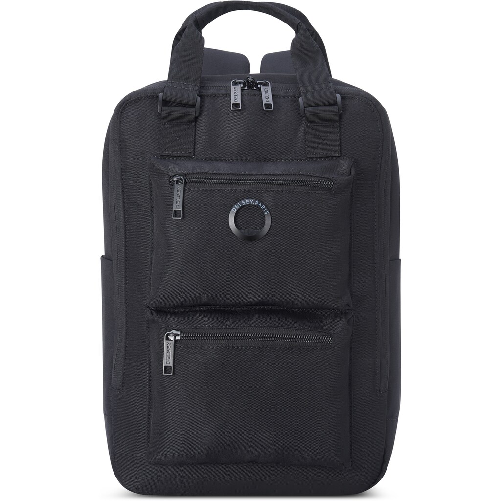 Delsey Laptoprucksack »Citypak Square«, aus recyceltem Material; mit gepolstertem 15,6-Zoll Laptopfach