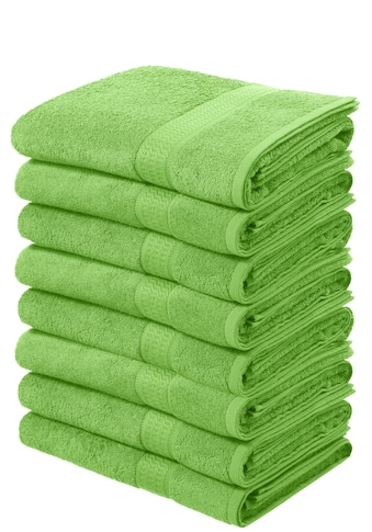 my home Handtücher »Juna«, (8 St.), im Set und als Serie, Handtuchset mit feiner... kaufen