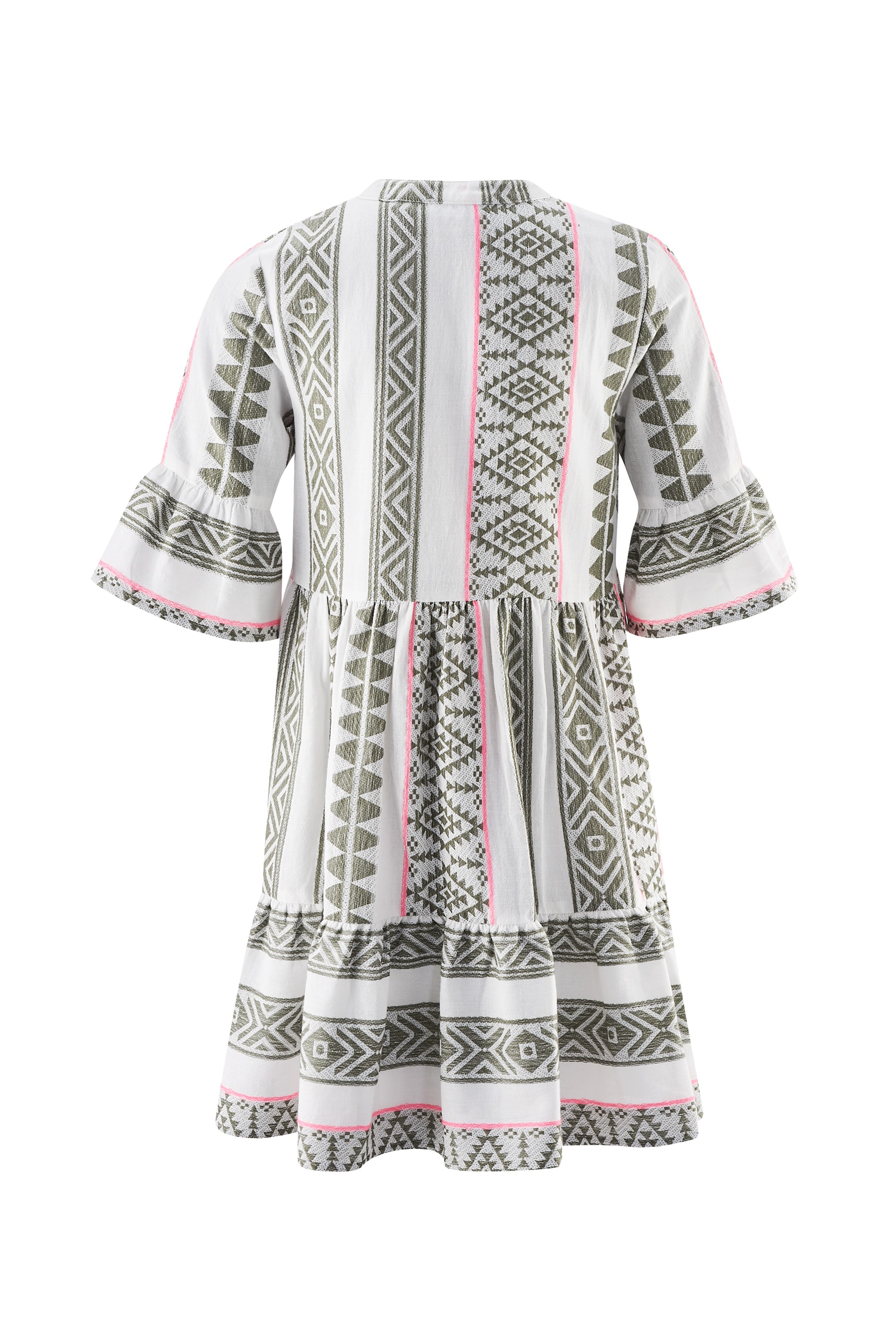 happy girls Tunikakleid mit Volants und tollem Ethno-Muster