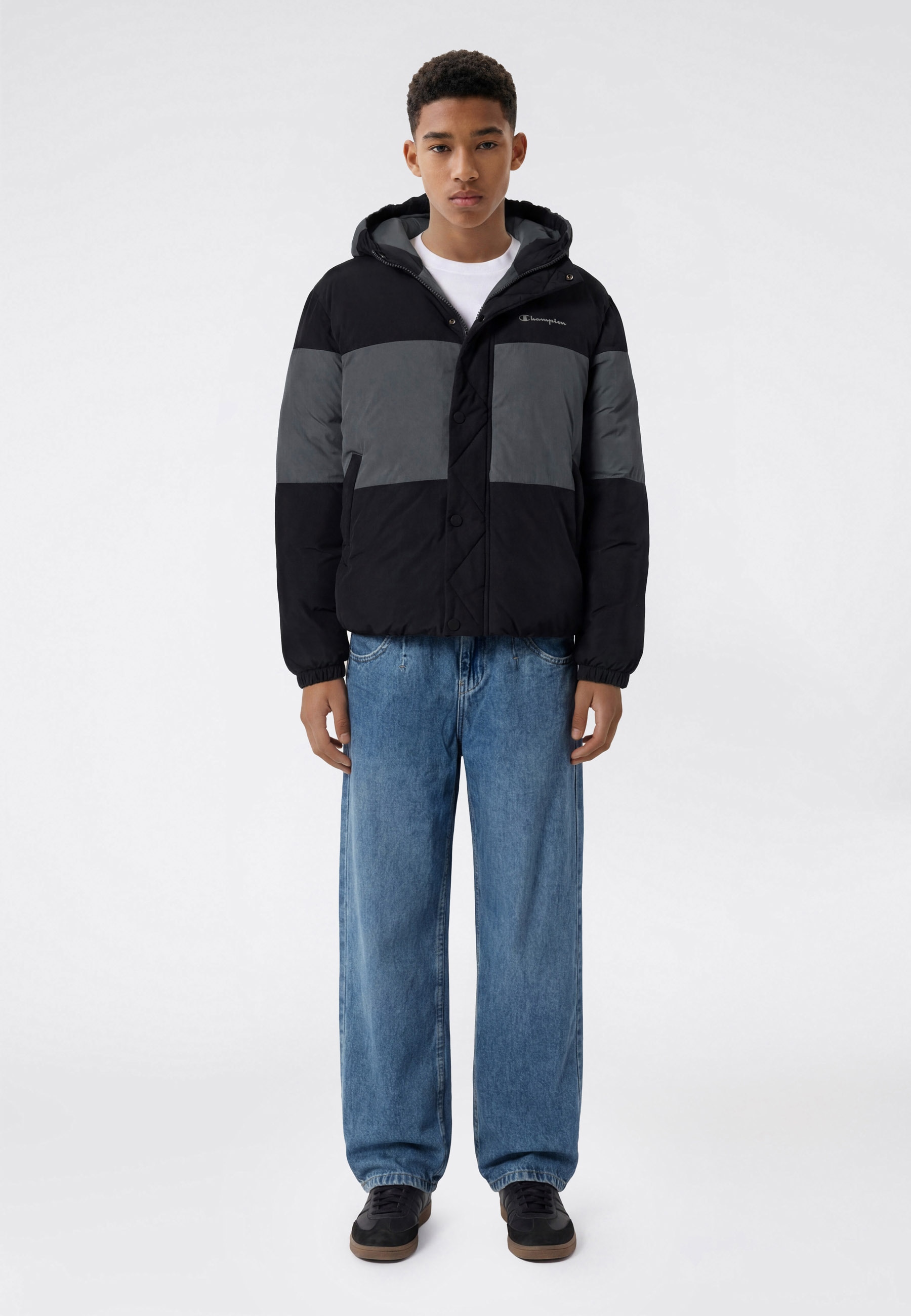 Champion Steppjacke »SPORTWEAR JACKET Standard Fit« mit Standard Fit, für Kinder, aus Polyamid