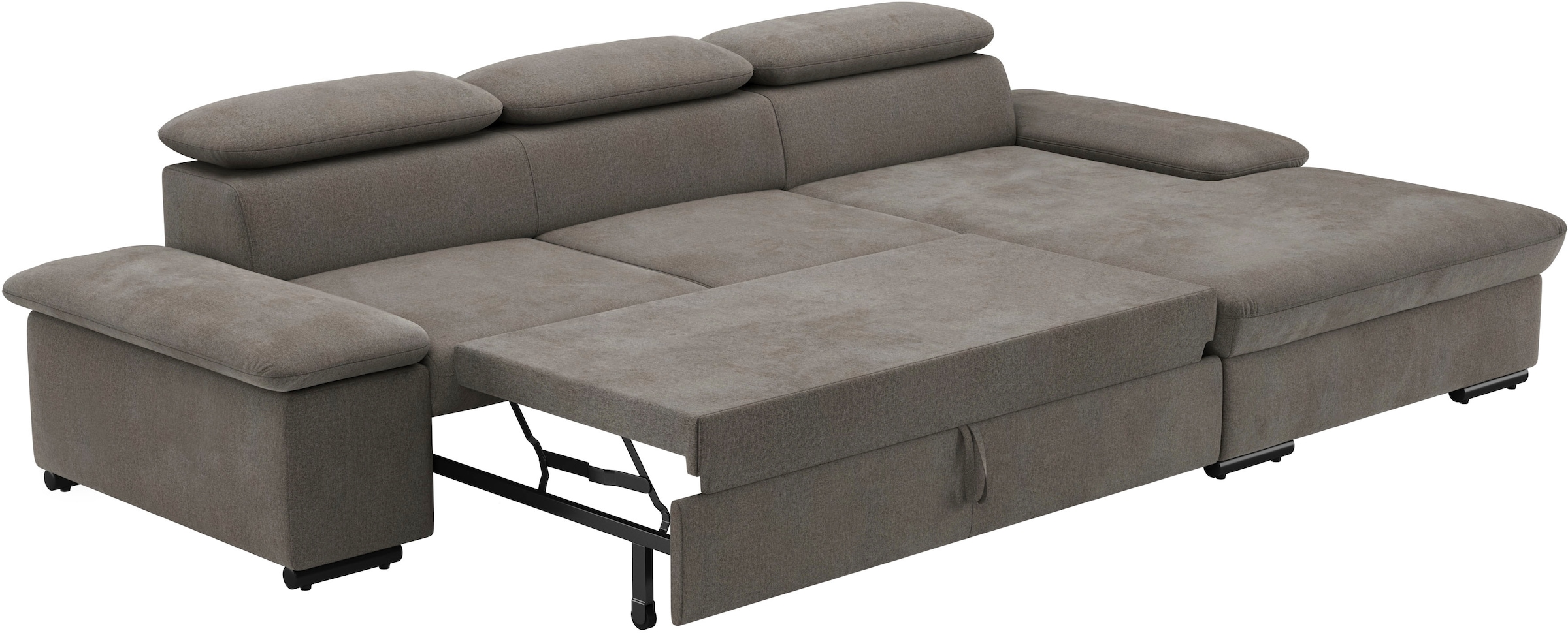 sit&more Ecksofa »Alcudia L-Form«, wahlweise mit Bettfunktion