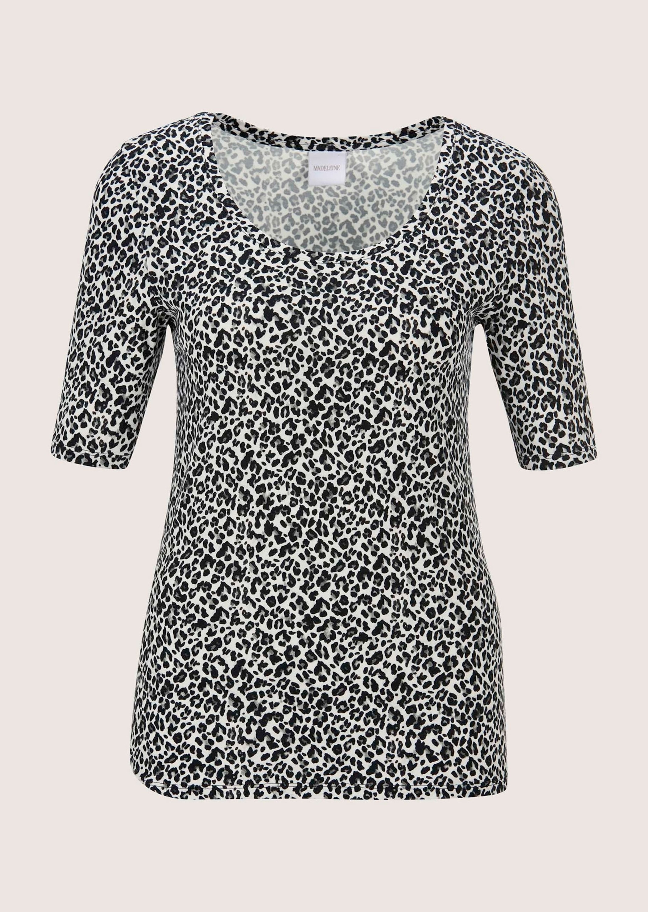 MADELEINE Kurzarmshirt »Shirt Halbarmshirt mit Animal-Print«