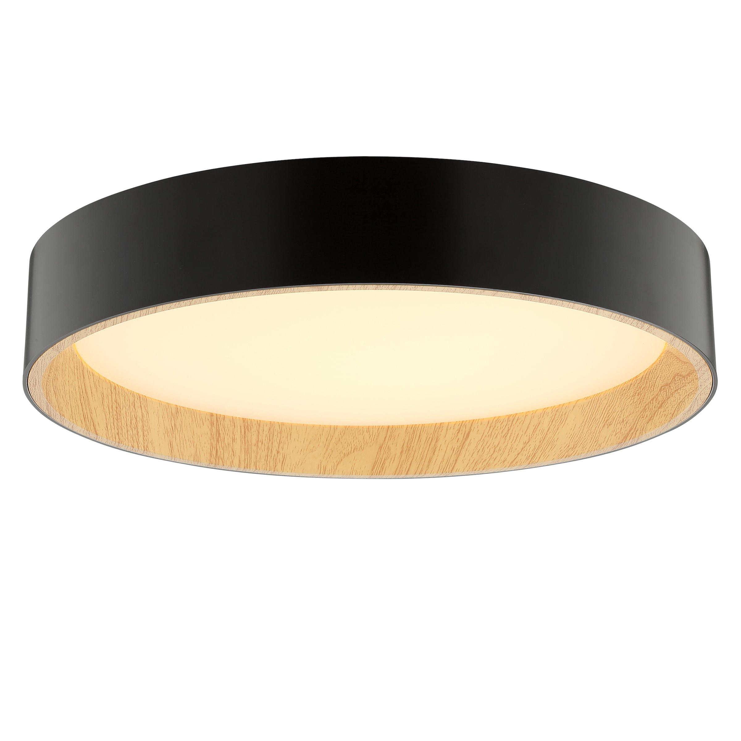 Brilliant LED Deckenleuchte »Larios« LED-Modul 1 Stk. warmweiß - kaltweiß Ø 39 cm, 2100lm, 3000-6500K, dimmbar, braun/schwarz