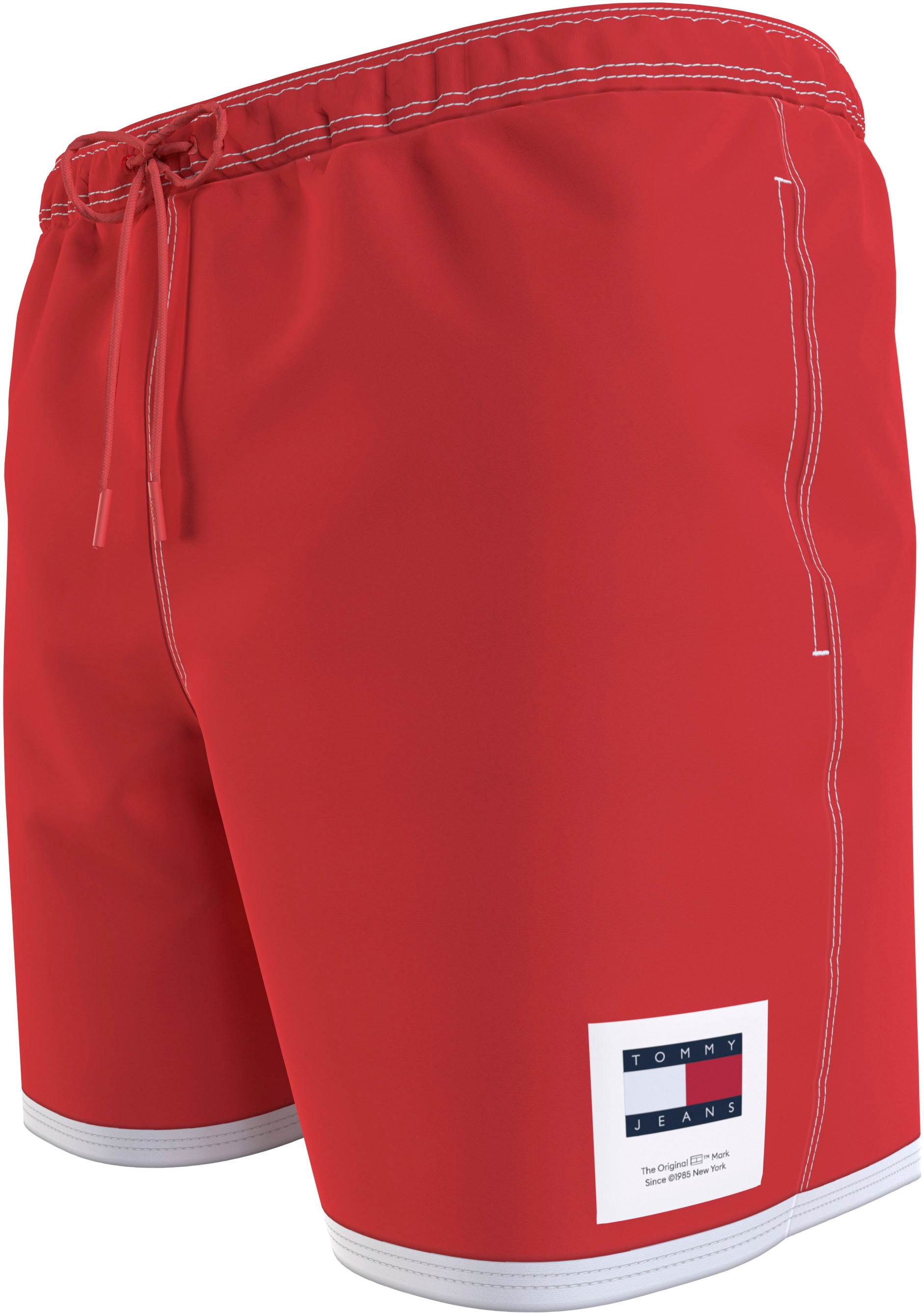 Tommy Hilfiger Swimwear Badeshorts »SF MEDIUM DRAWSTRING«, mit kontrastfarbenen Details