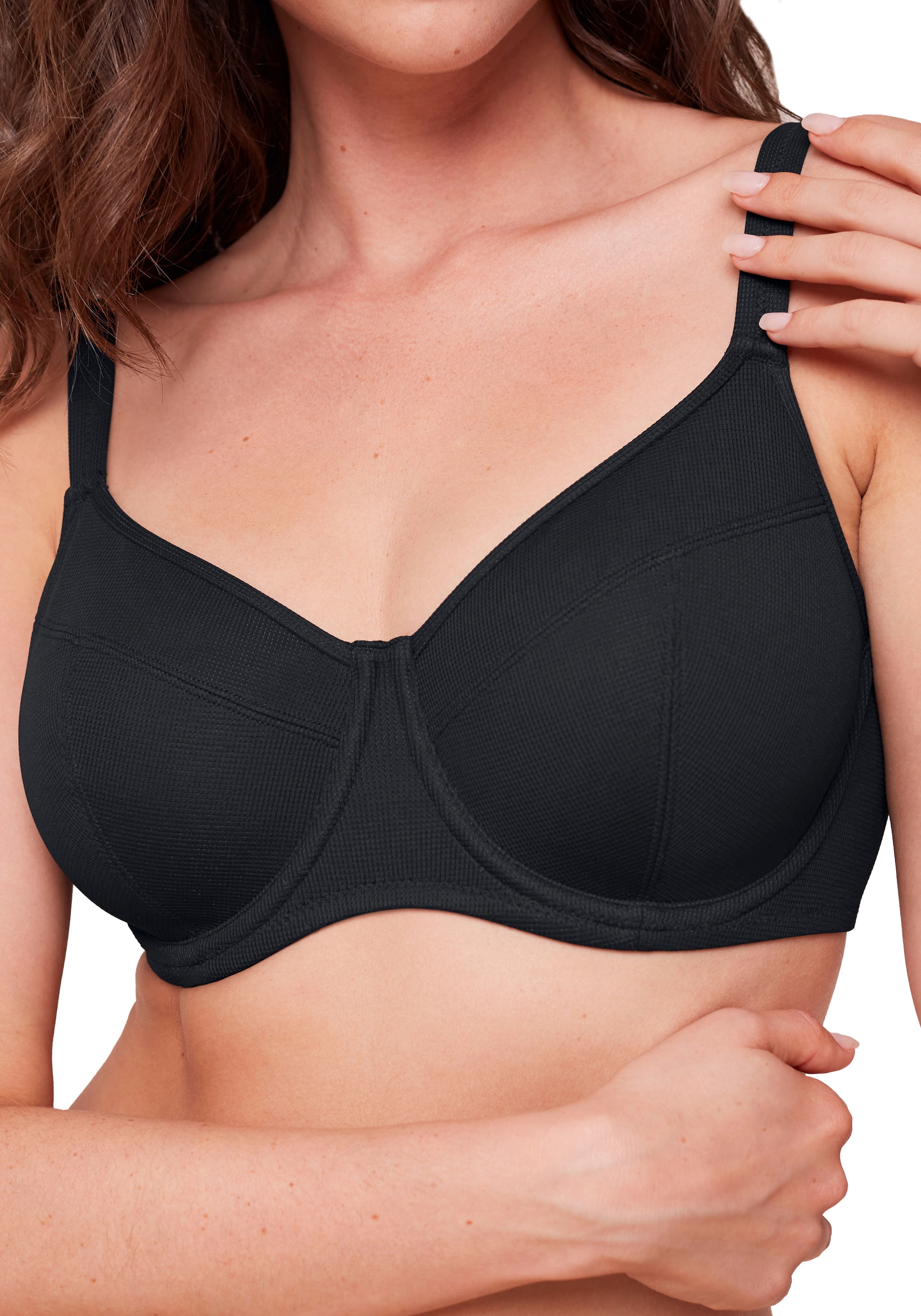 Triumph Bügel-Bikini-Top »Summer Glow W 01 sd«, Minimizer - verkleinert die Brust optisch um eine Cup-Größe