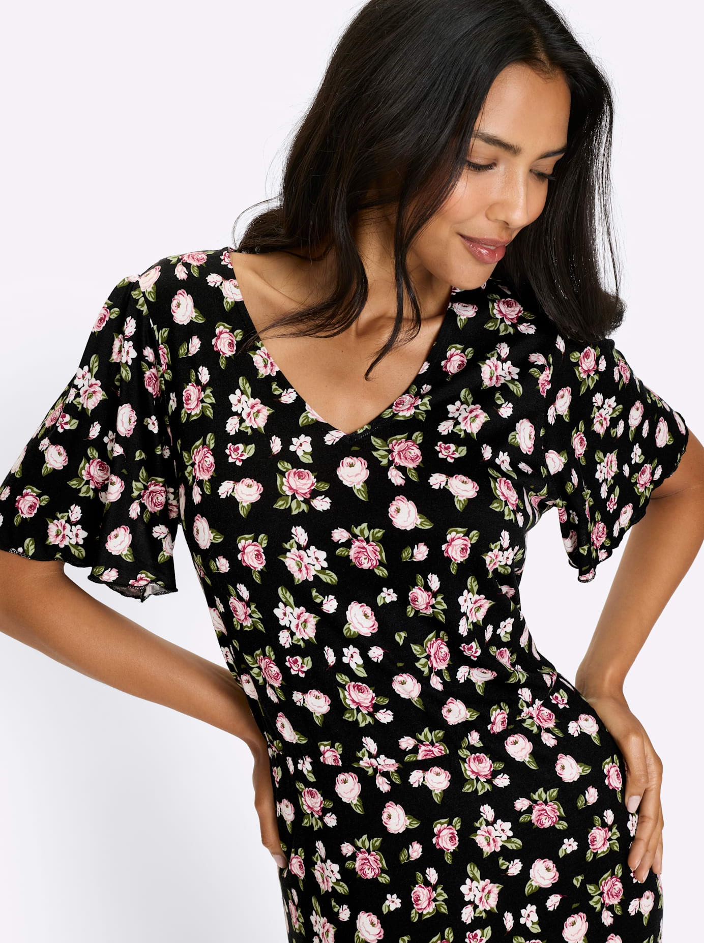 Classic Basics Druckkleid »Jersey-Kleid«