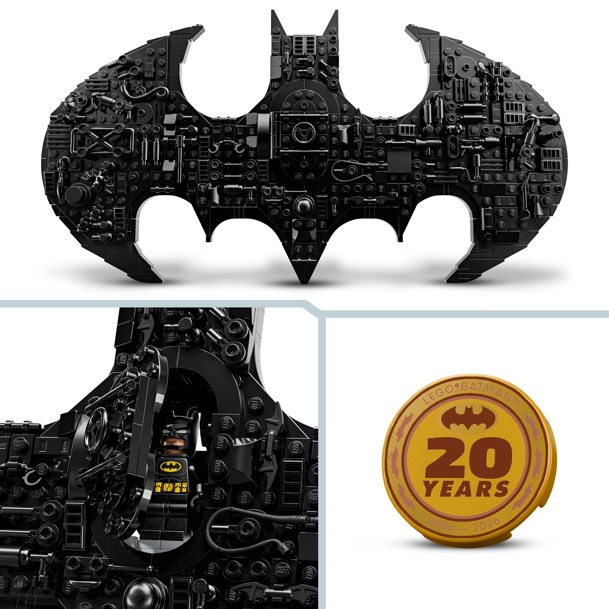 LEGO® Konstruktionsspielsteine »Batman Logo (76330), LEGO Super Heroes«
