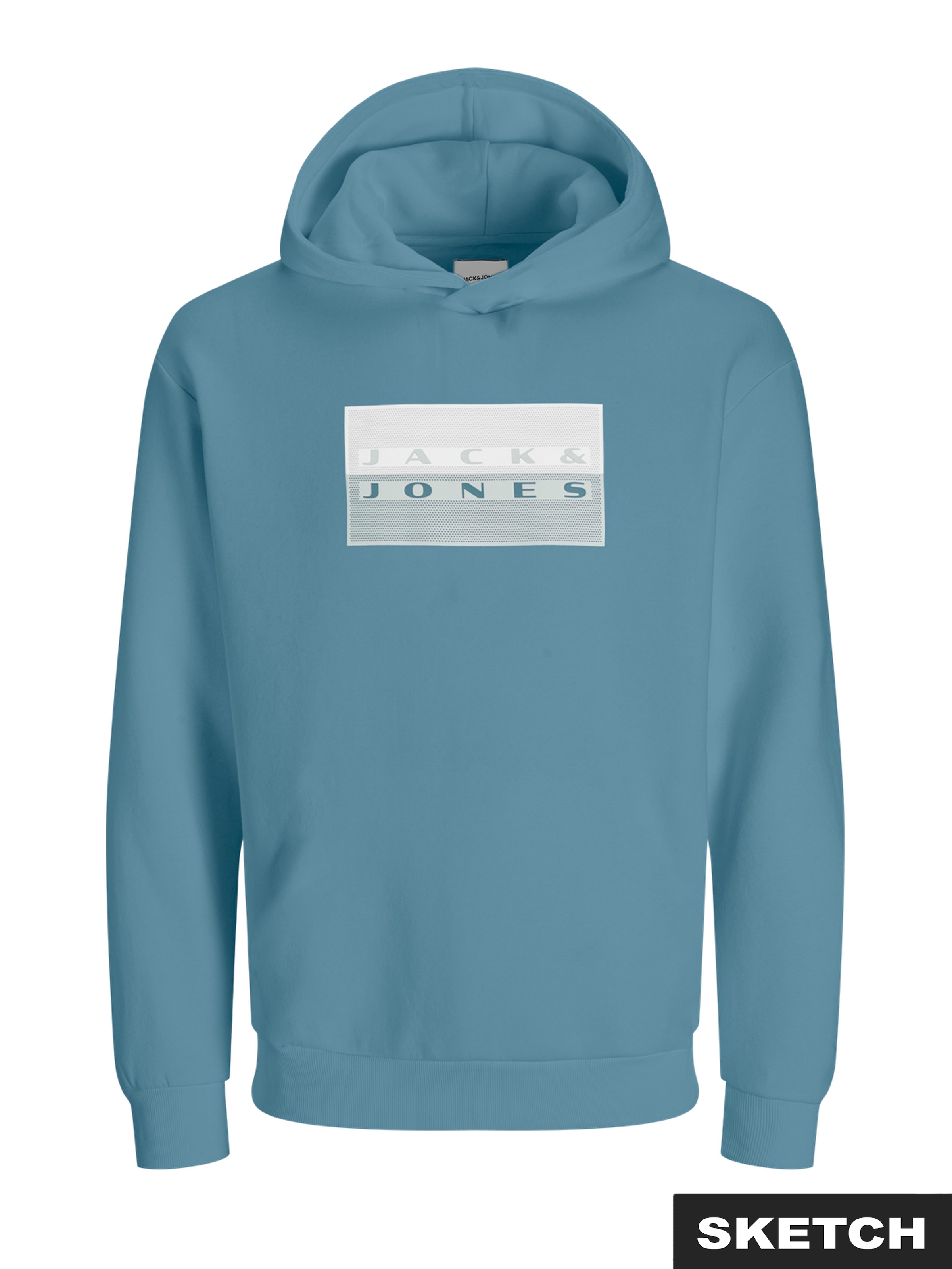 Jack & Jones Junior Kapuzensweatshirt »JCOFUSION GRAPHIC SWEAT HOOD UNB SN JNR«
