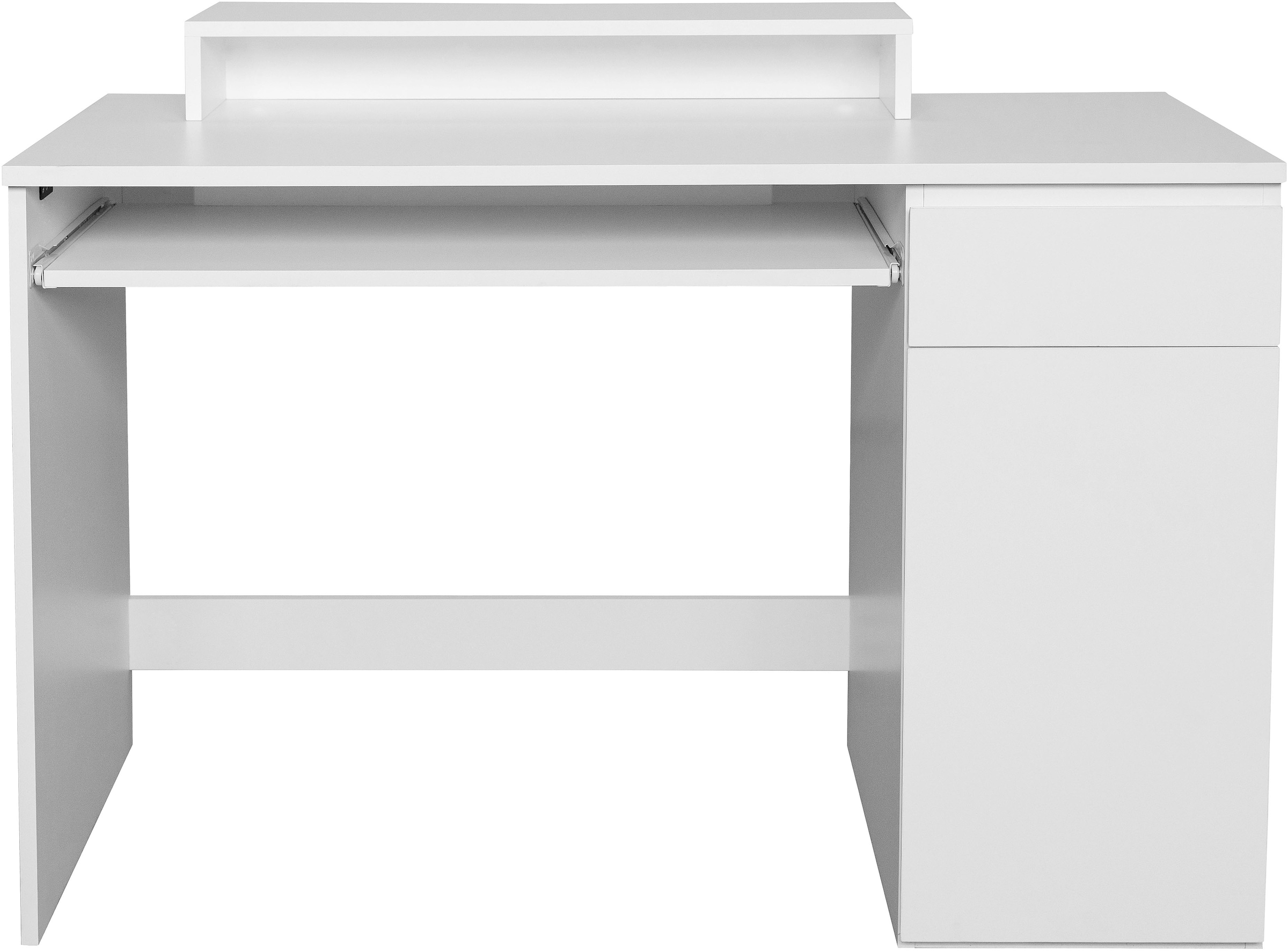 OTTO home Schreibtisch »Jarvie« mit Tastaturauszug, mit Monitoraufsatz, mit Schublade