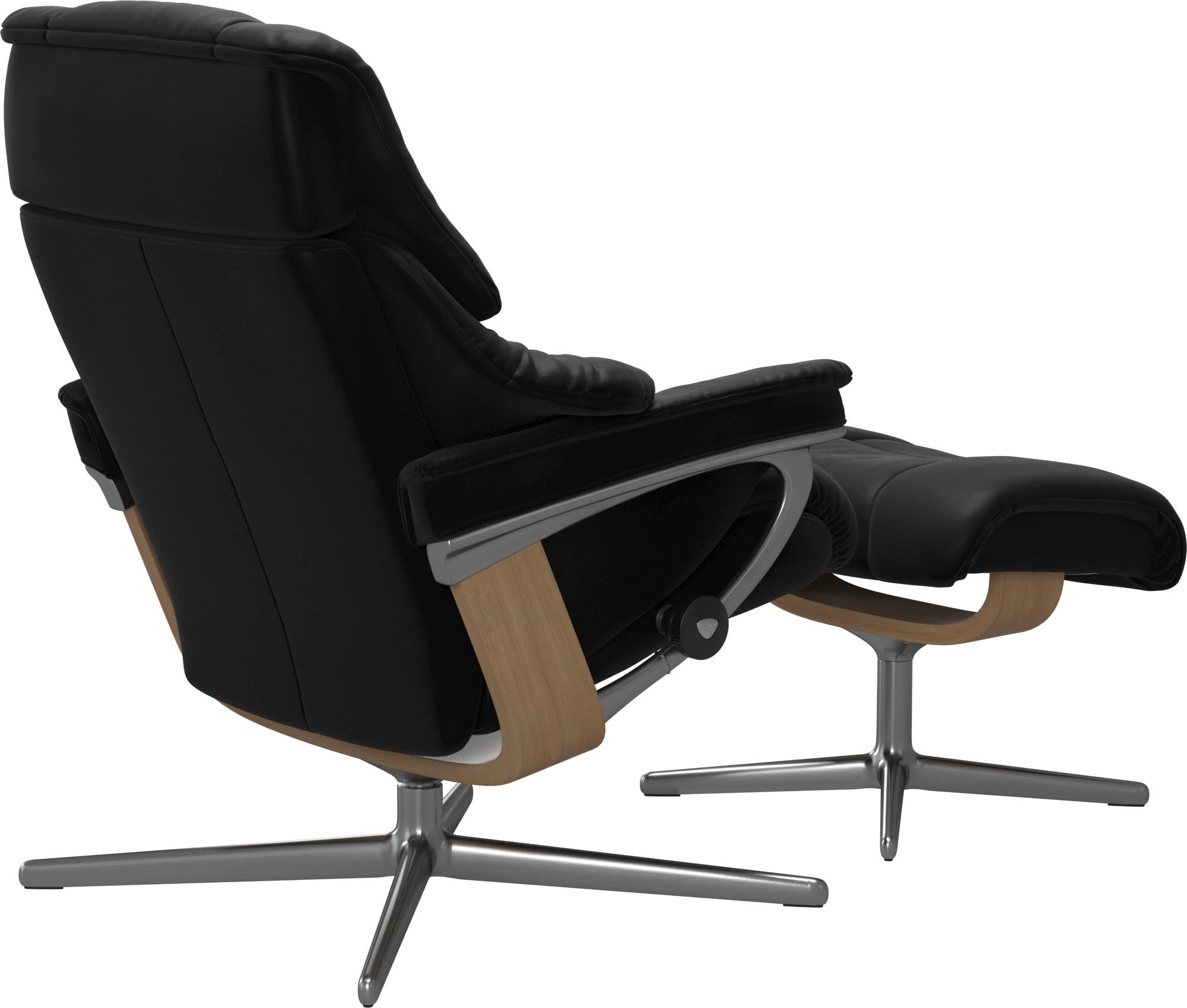 Stressless® Relaxsessel »Reno«, mit Cross Base, Größe S, M & L, Holzakzent Eiche