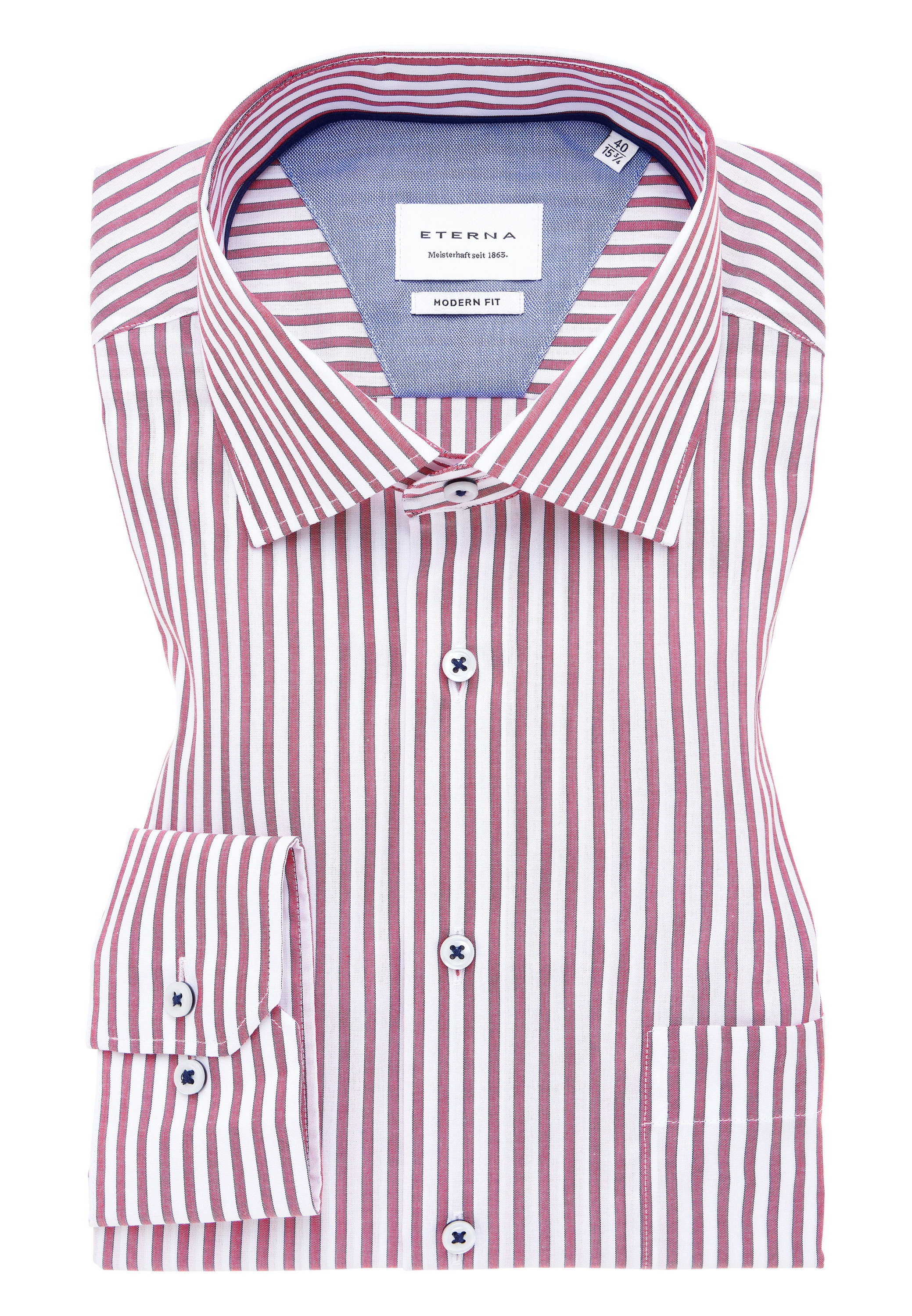 Eterna Langarmhemd »MODERN FIT«, NON IRON (bügelfrei)