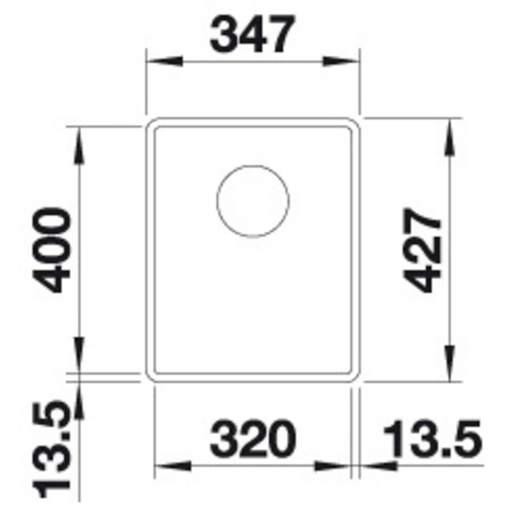 Blanco Granitspüle »SUBLINE 320-F«